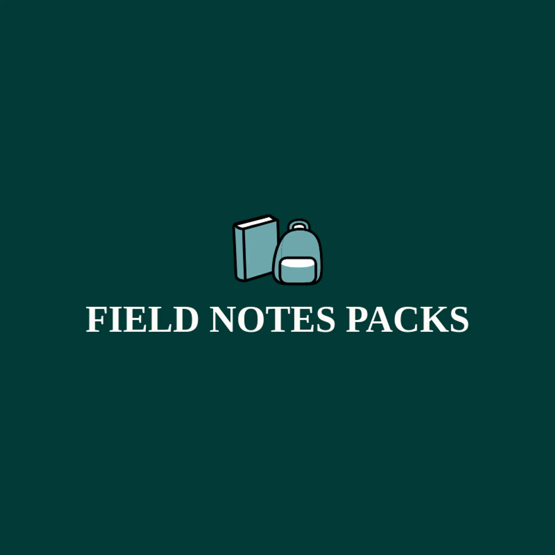 Field Notes Packs logo for backpack