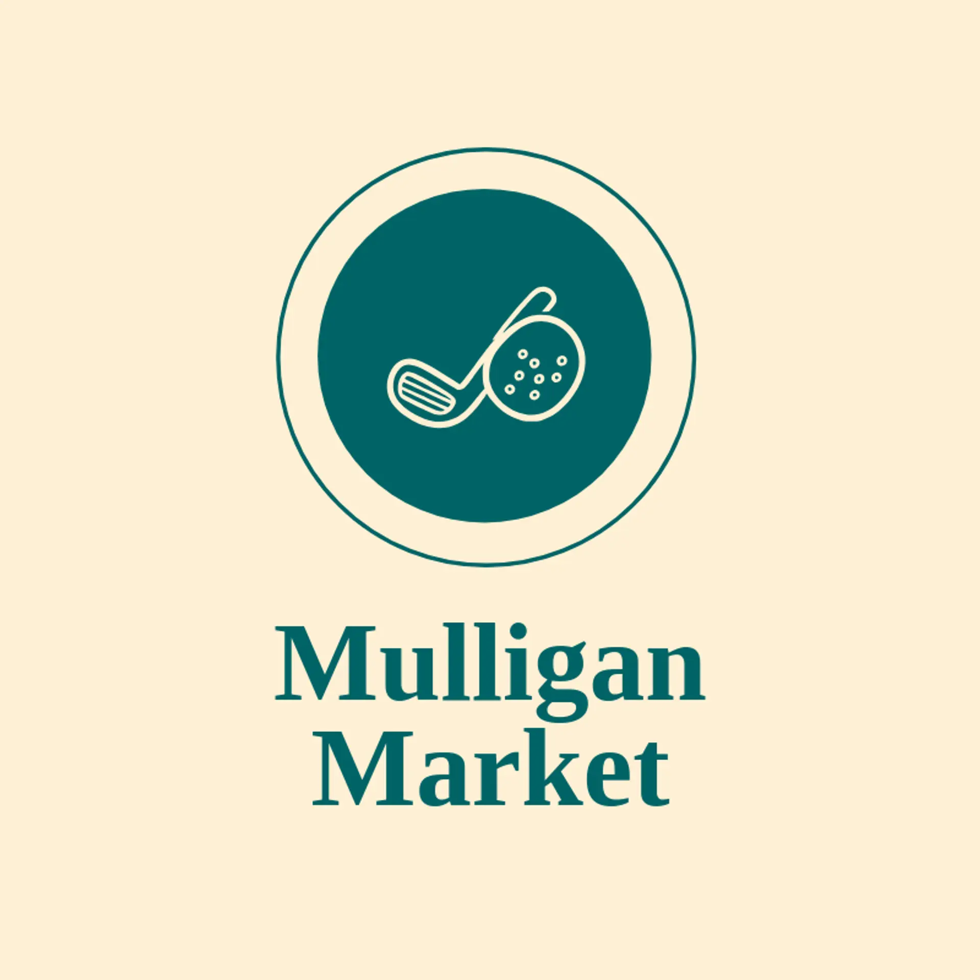 Mulligan Market logo for golf ball