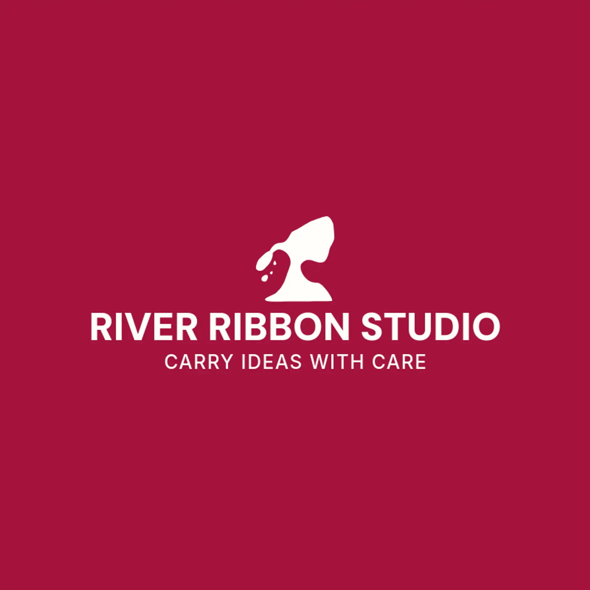 River Ribbon Studio logo for flow