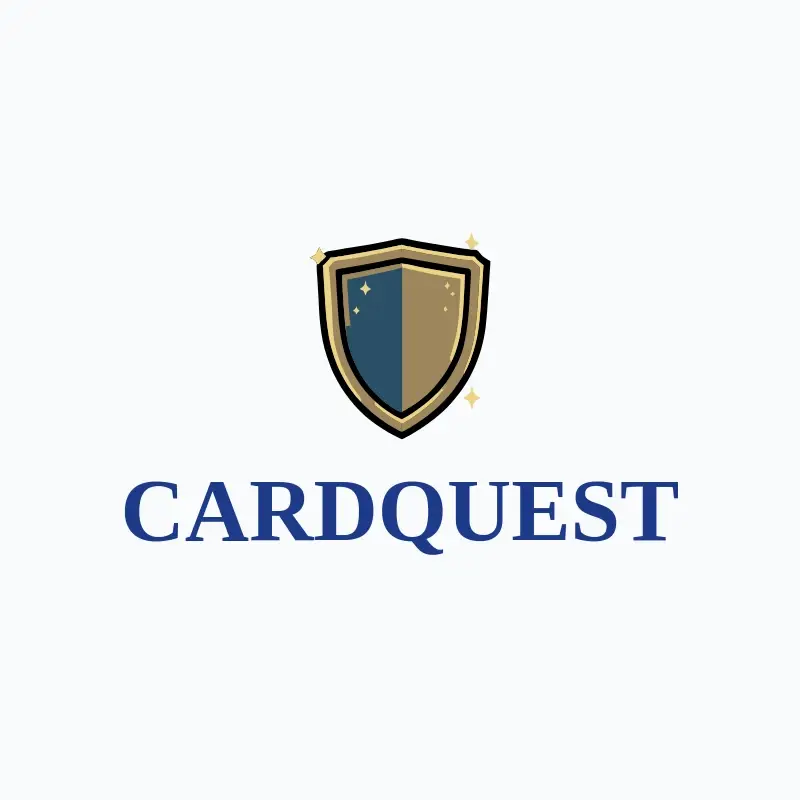 The eBay store name CardQuest as a branded logo with a color icon