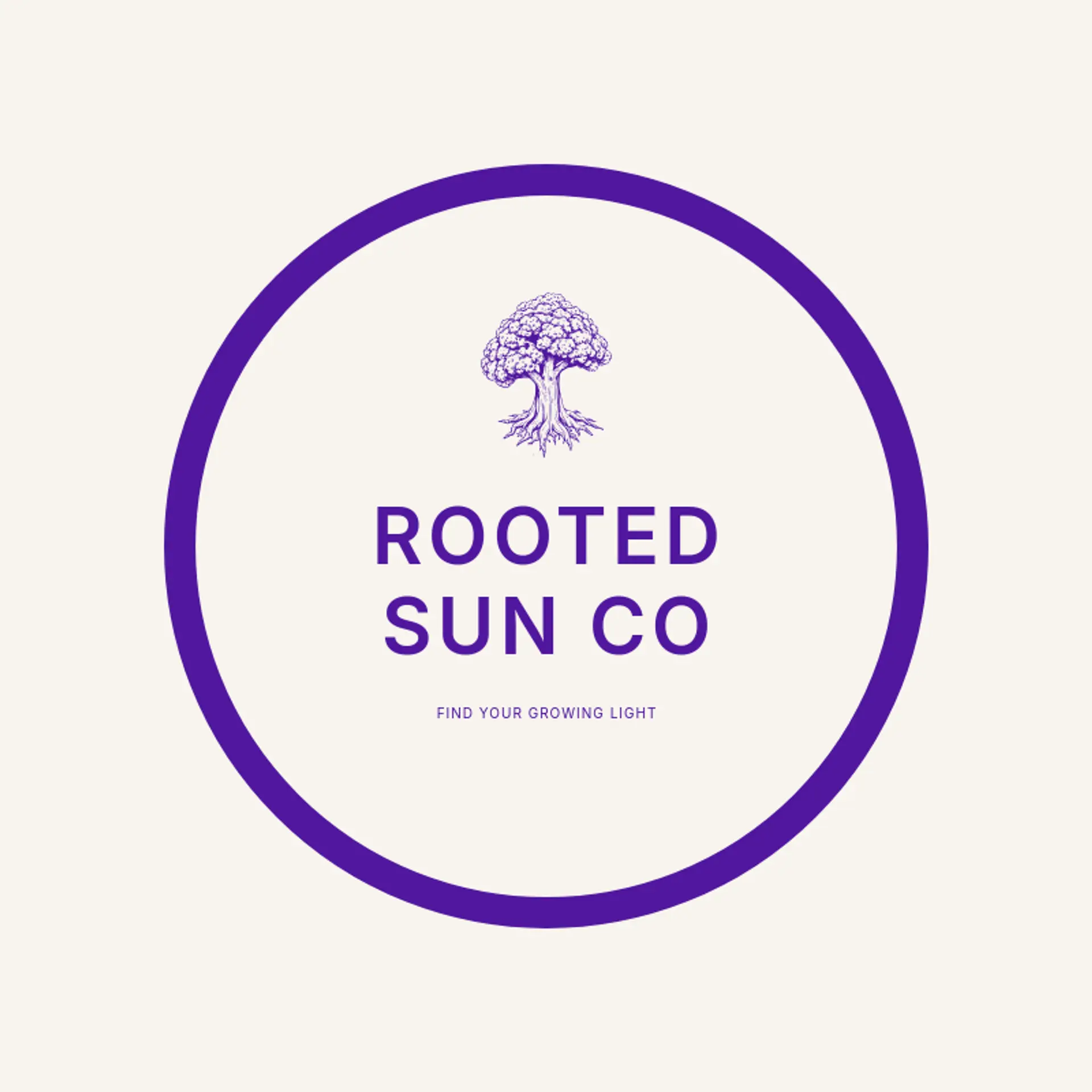 Rooted Sun Co logo for roots