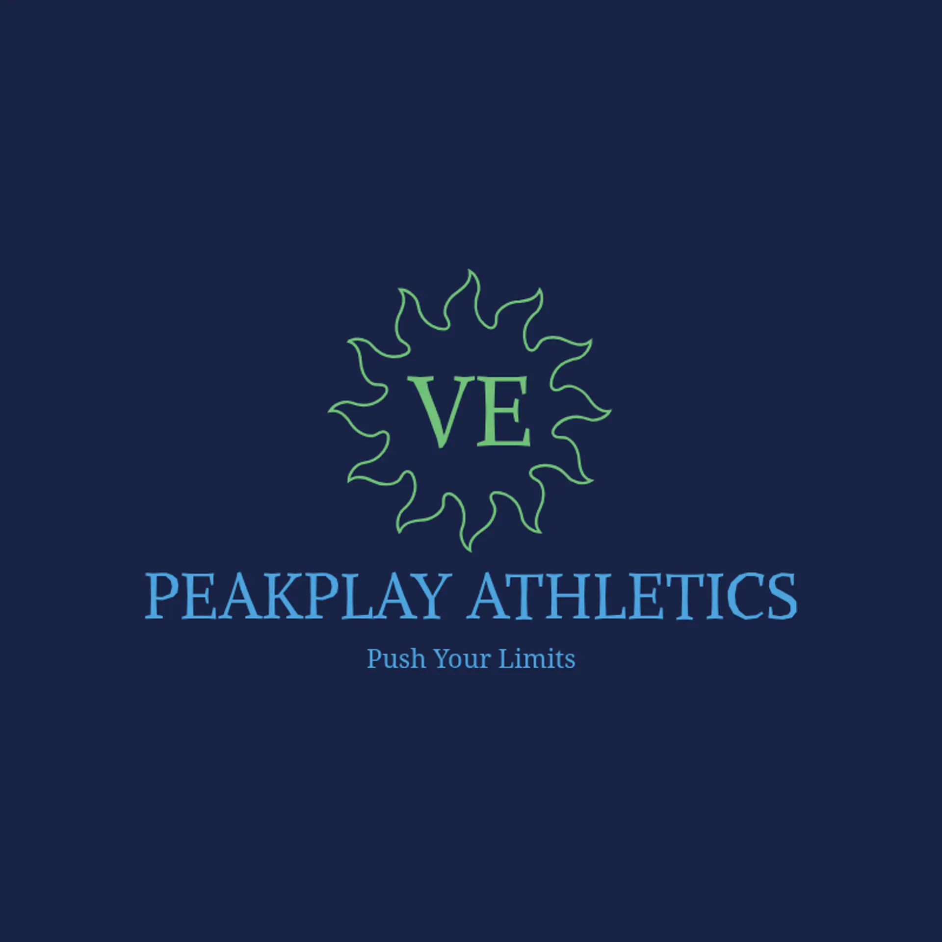 PeakPlay Athletics logo for sports