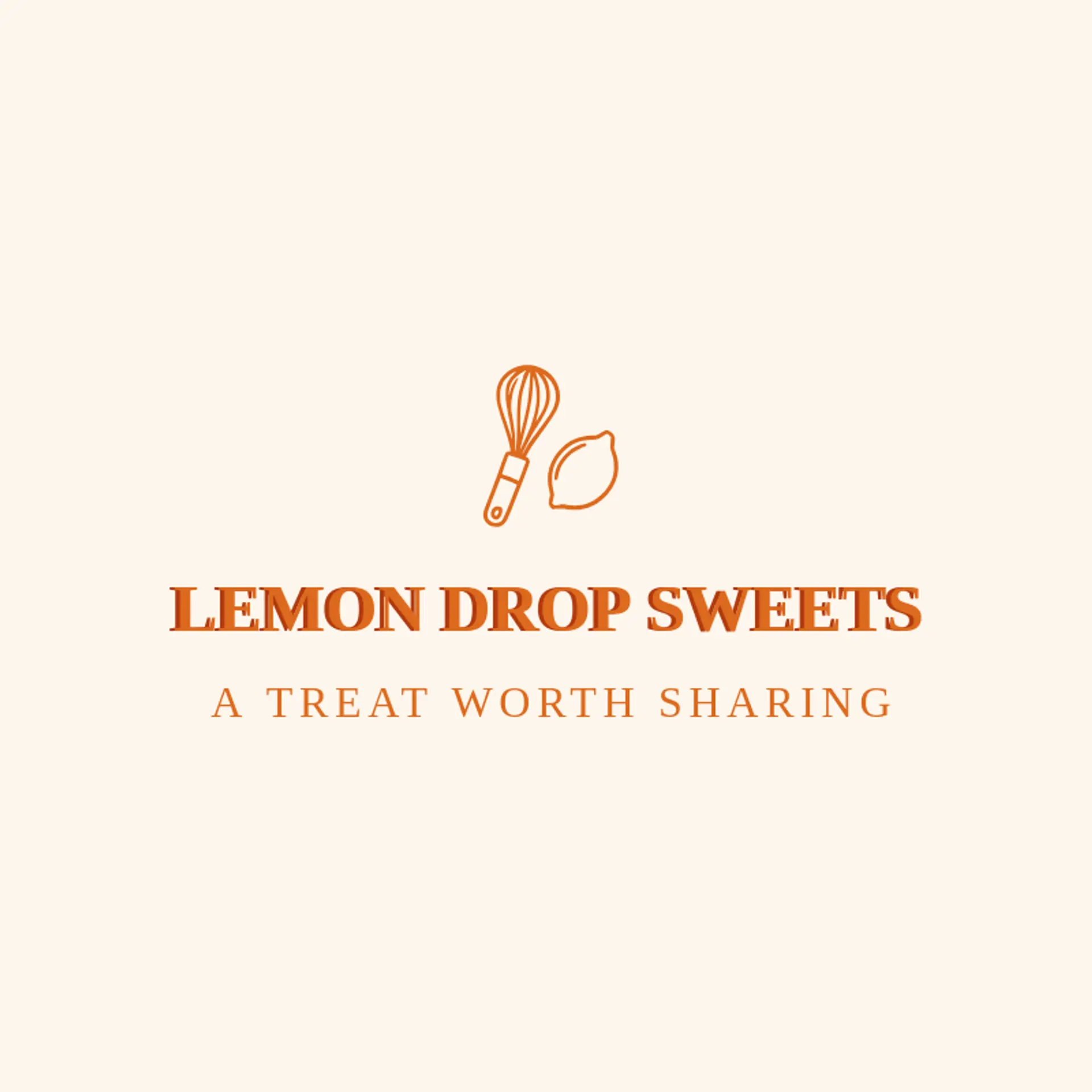 Lemon Drop Sweets logo for small business