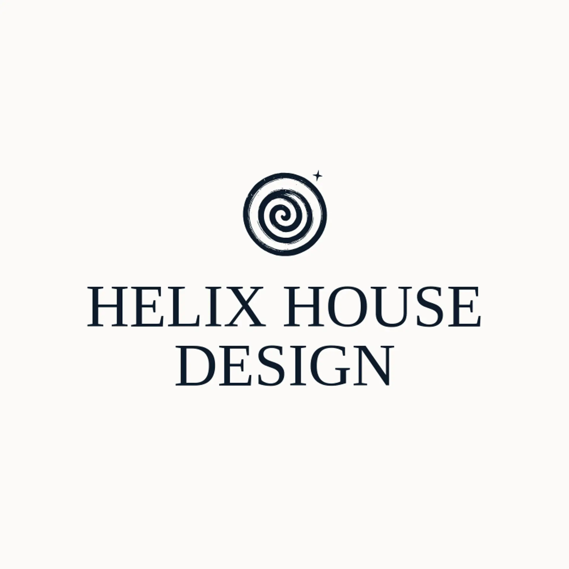 Helix House Design logo for spiral
