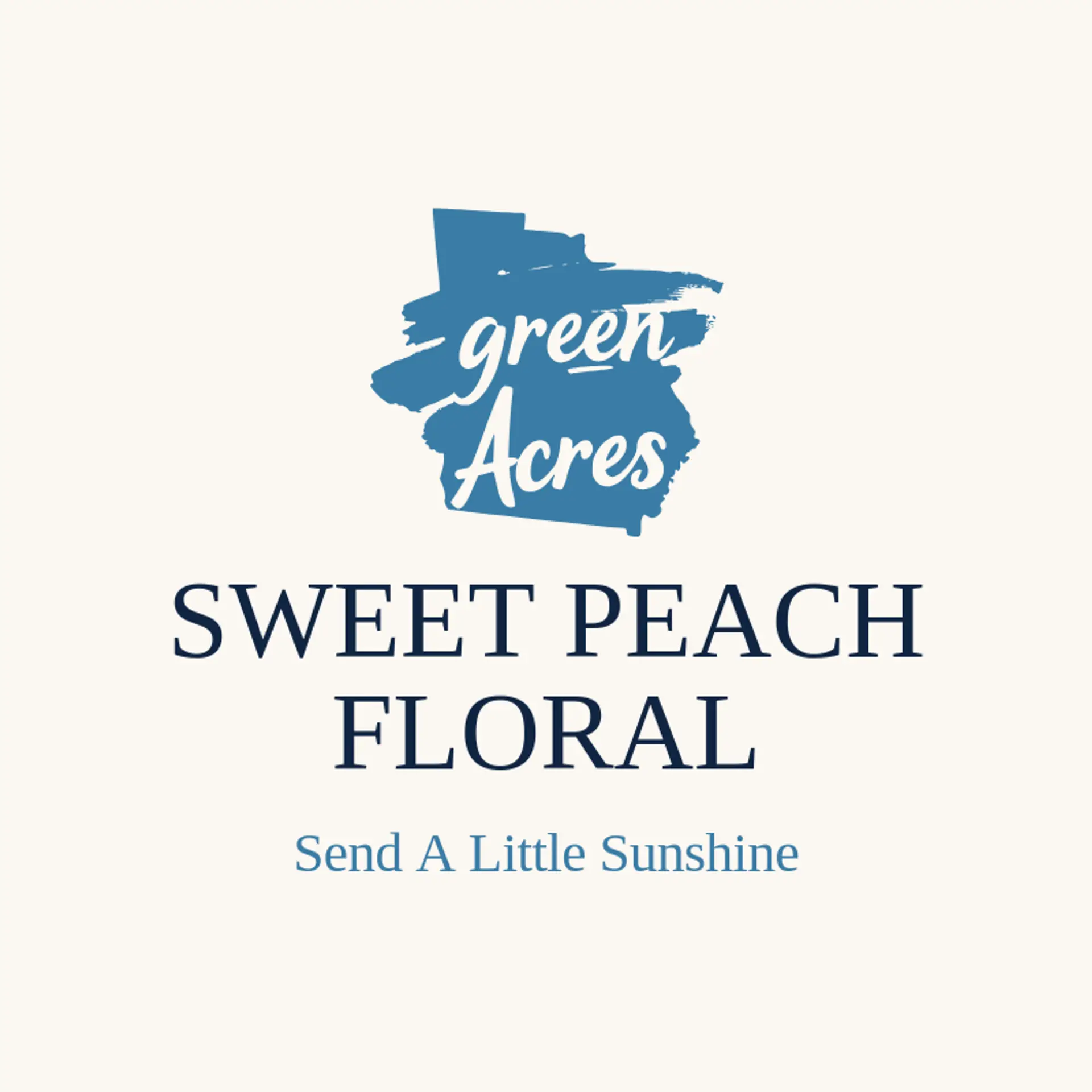 Sweet Peach Floral logo for georgia