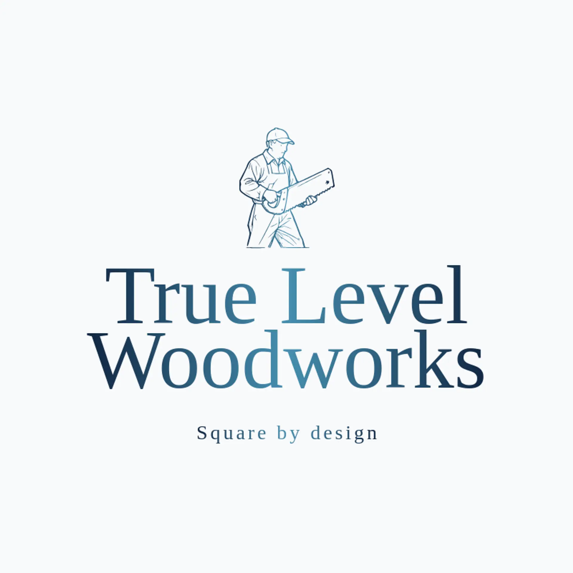 True Level Woodworks logo for carpenter