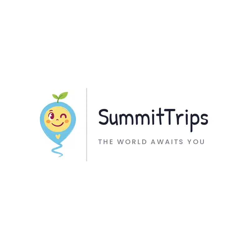 Location pin travel logo