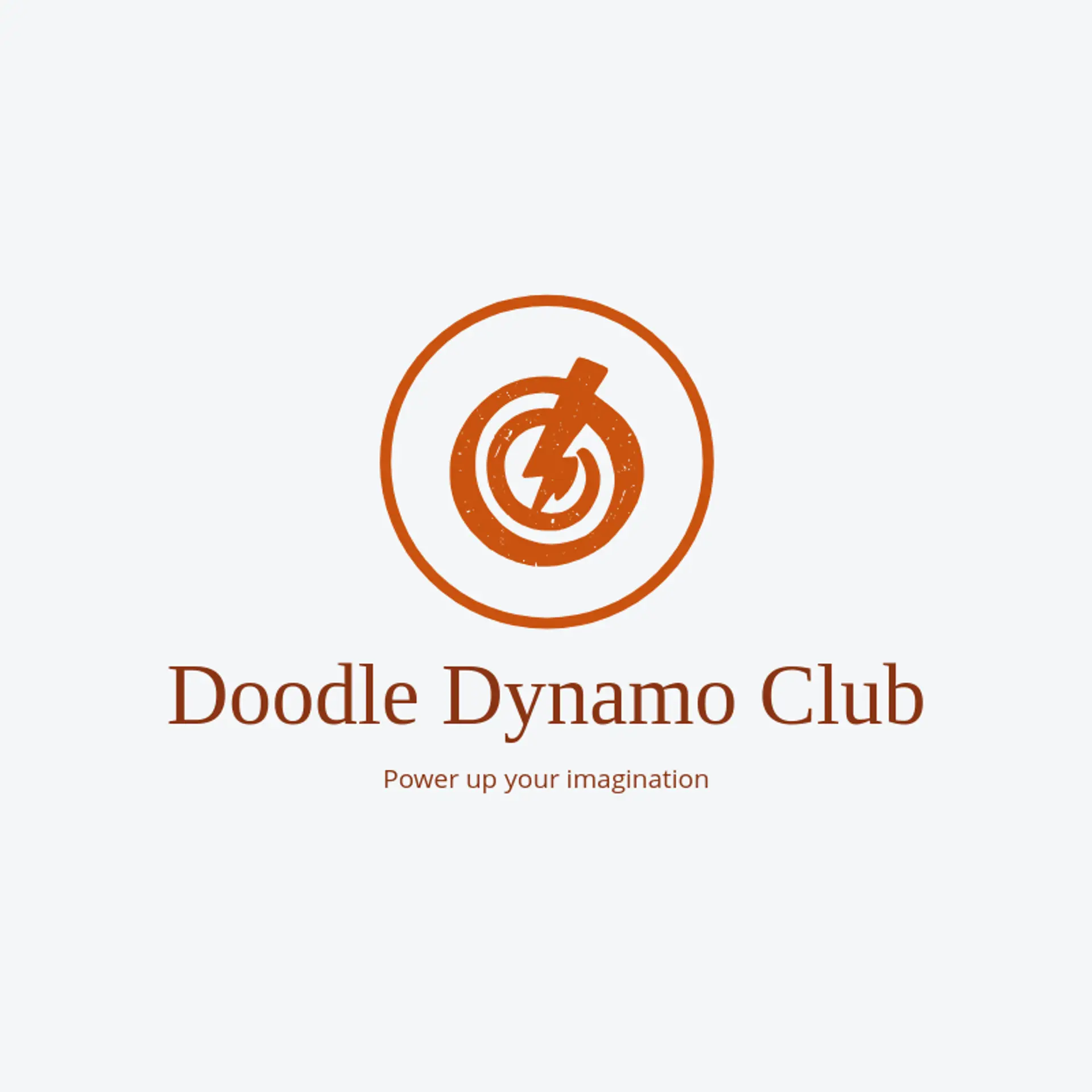 Doodle Dynamo Club logo for comic