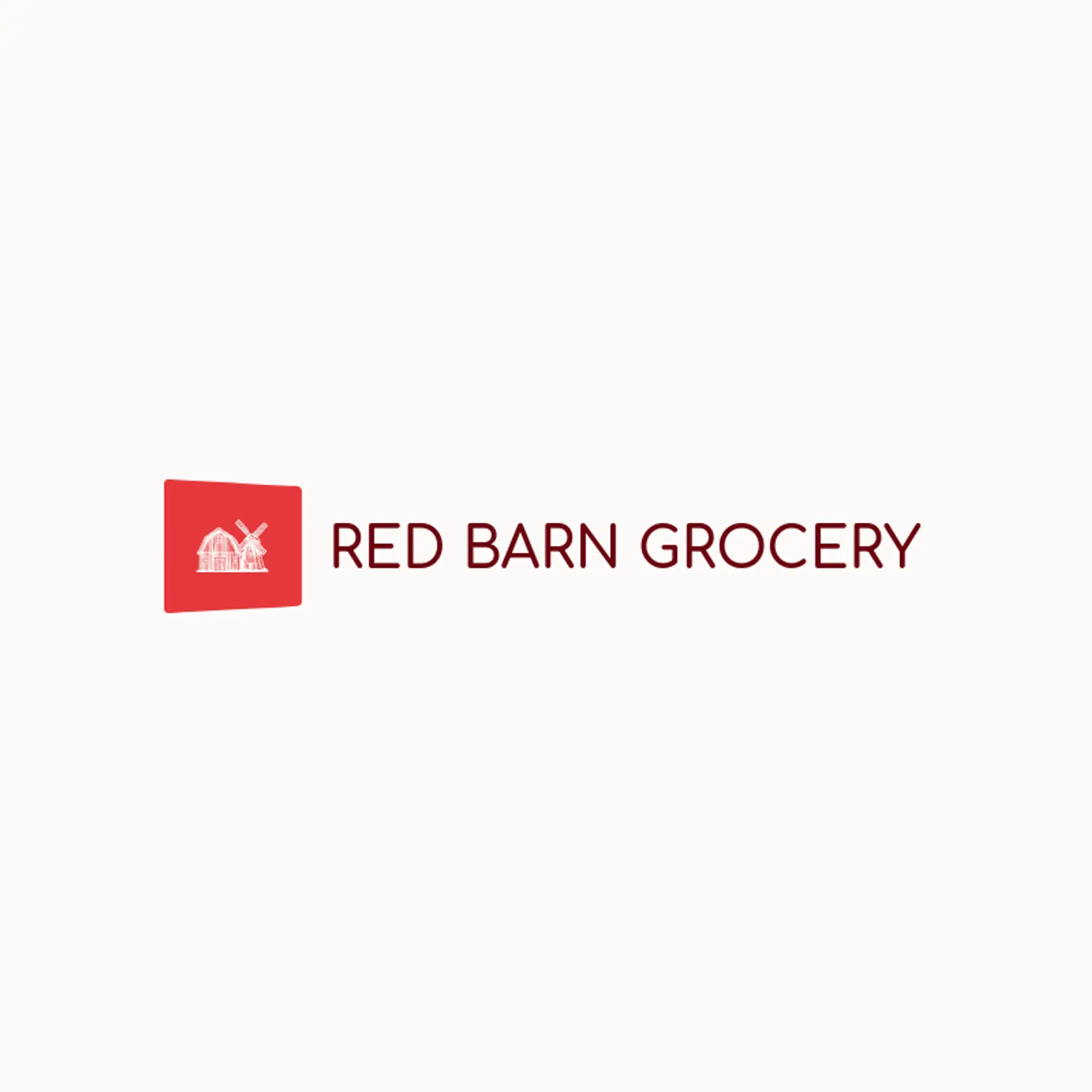 Red Barn Grocery logo for mart