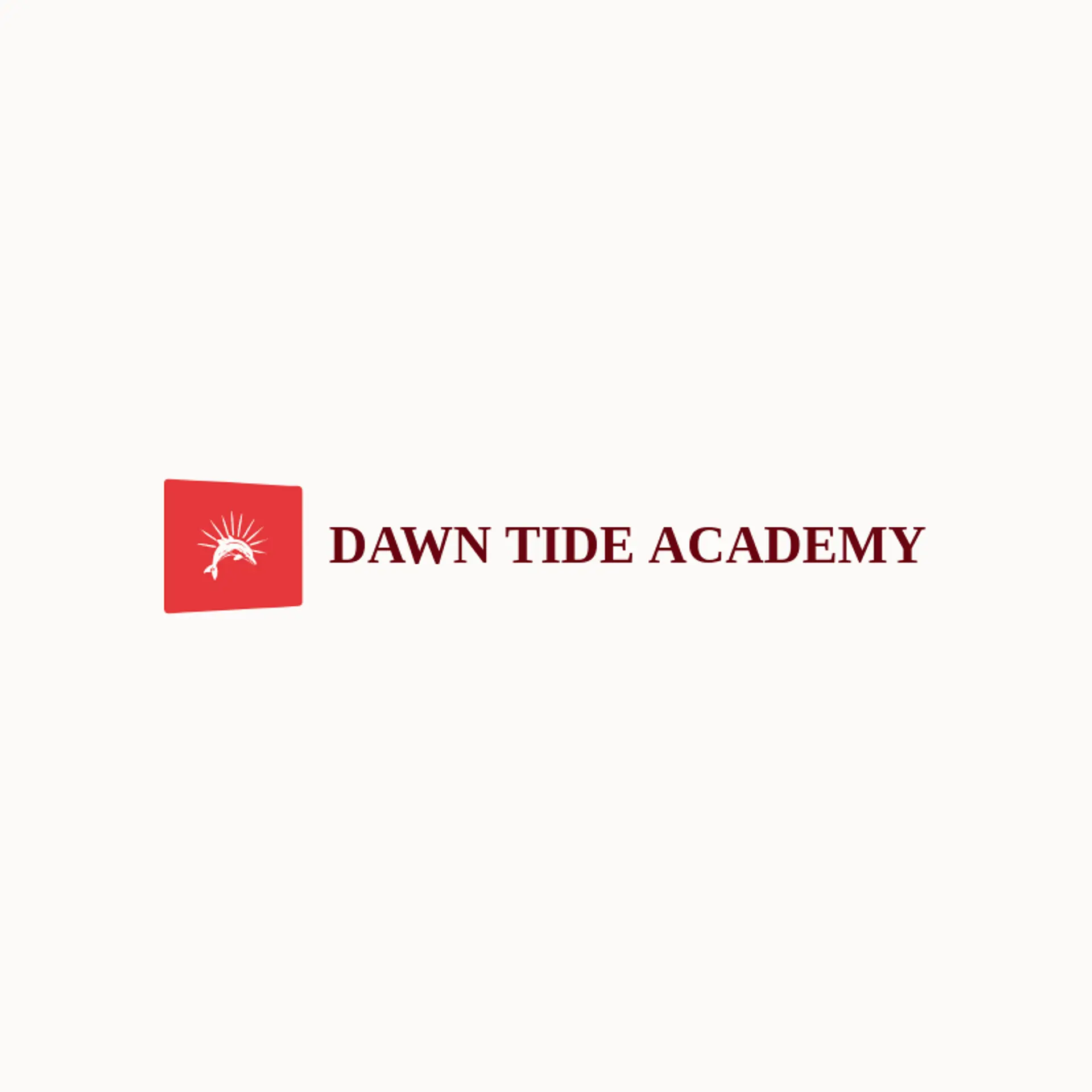 Dawn Tide Academy logo for swimming