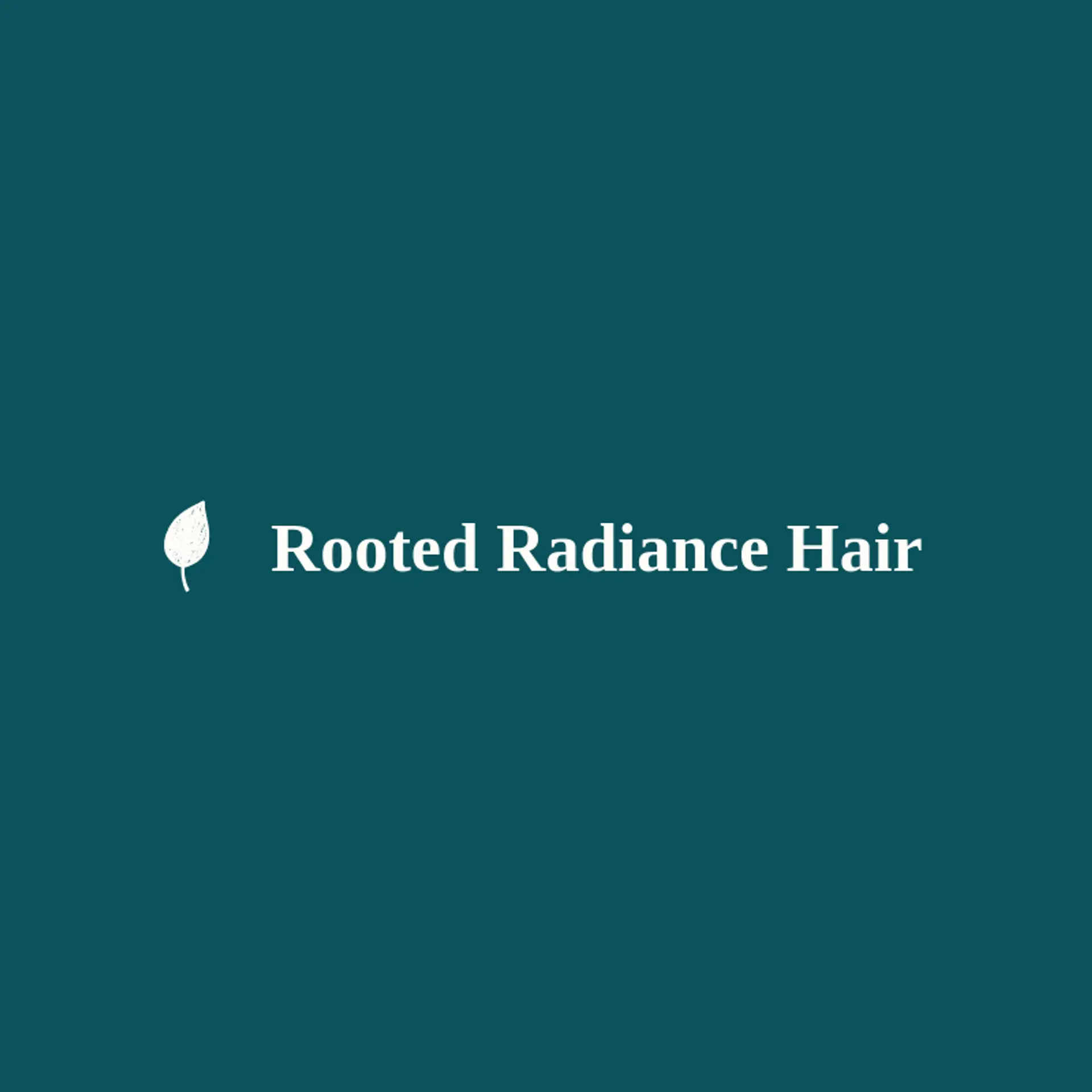 Rooted Radiance Hair logo for hair