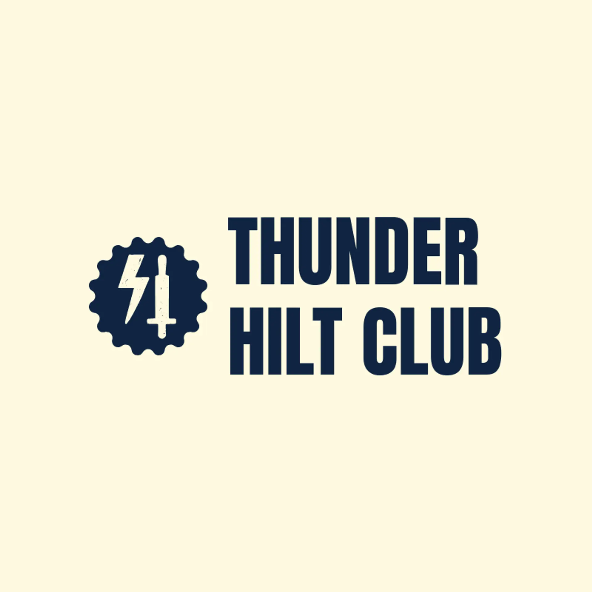 Thunder Hilt Club logo for sword