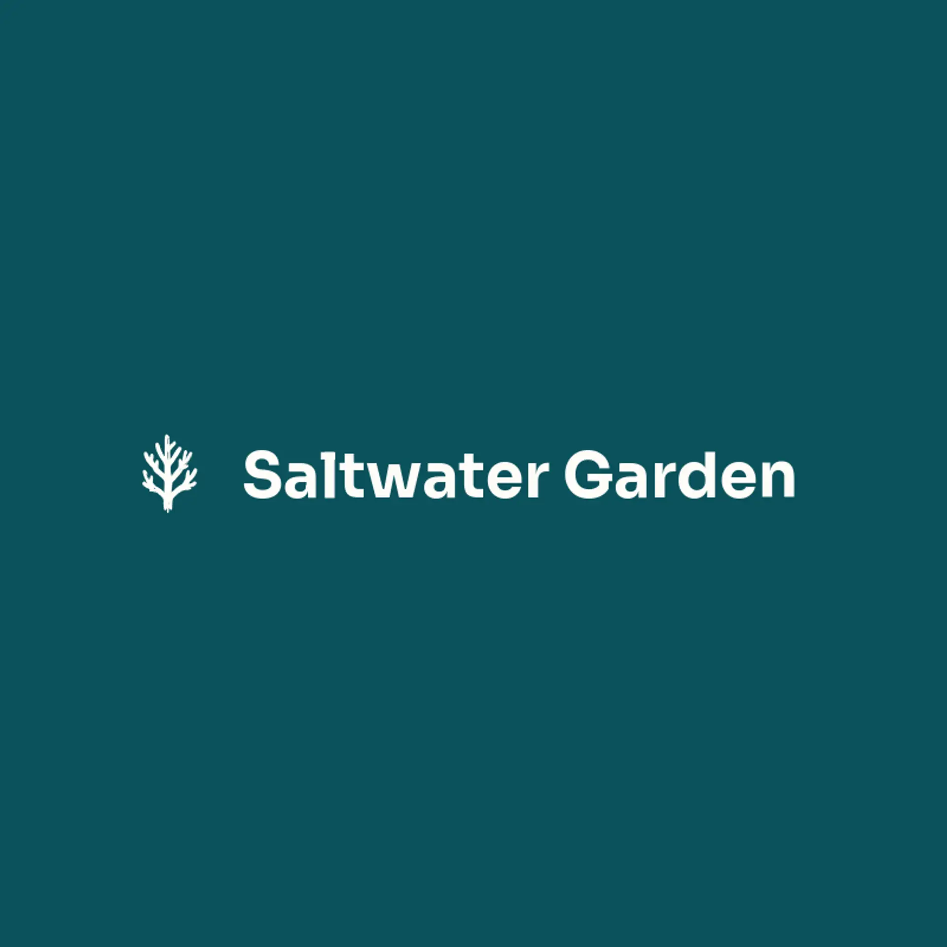 Saltwater Garden logo for reef
