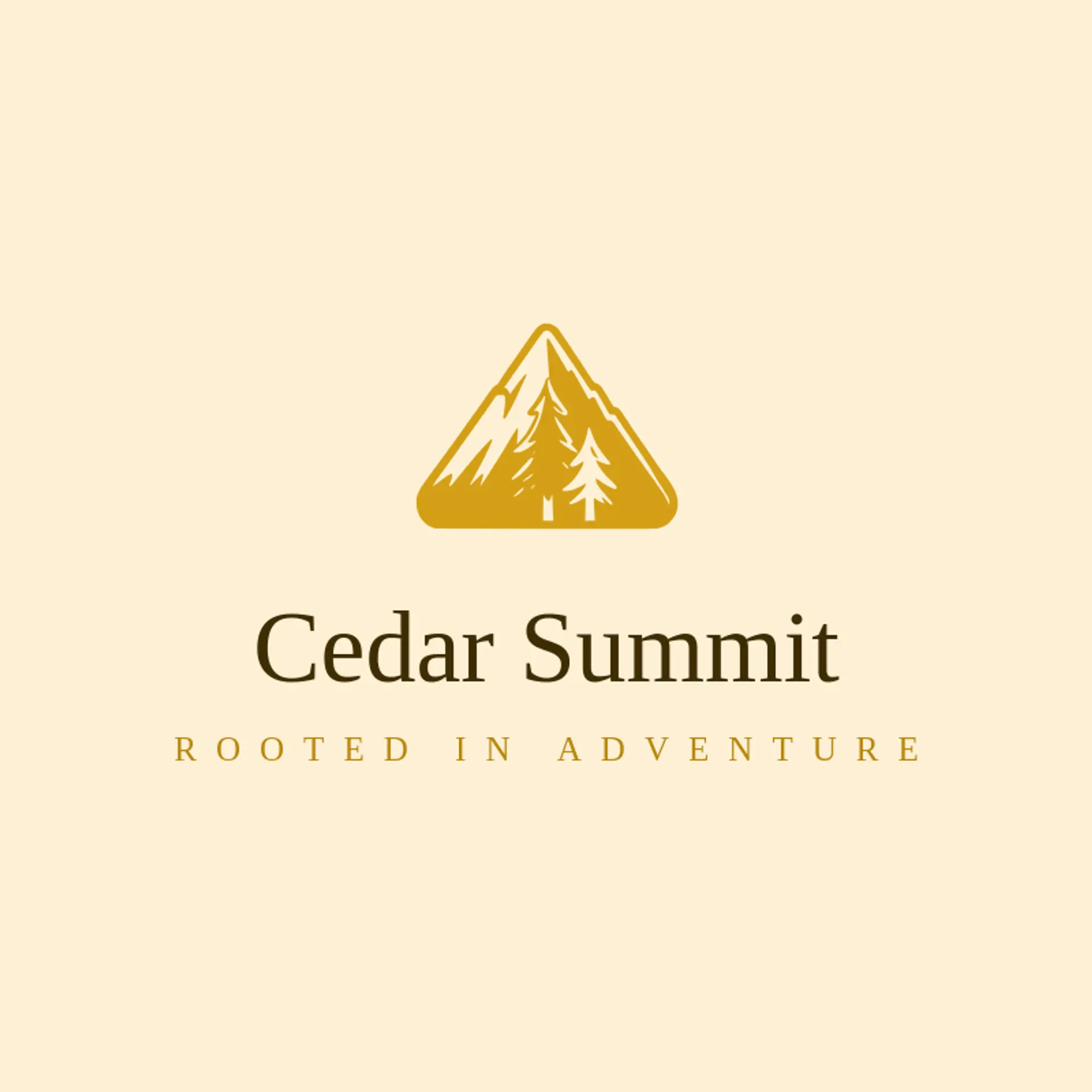 Cedar Summit logo for hiking