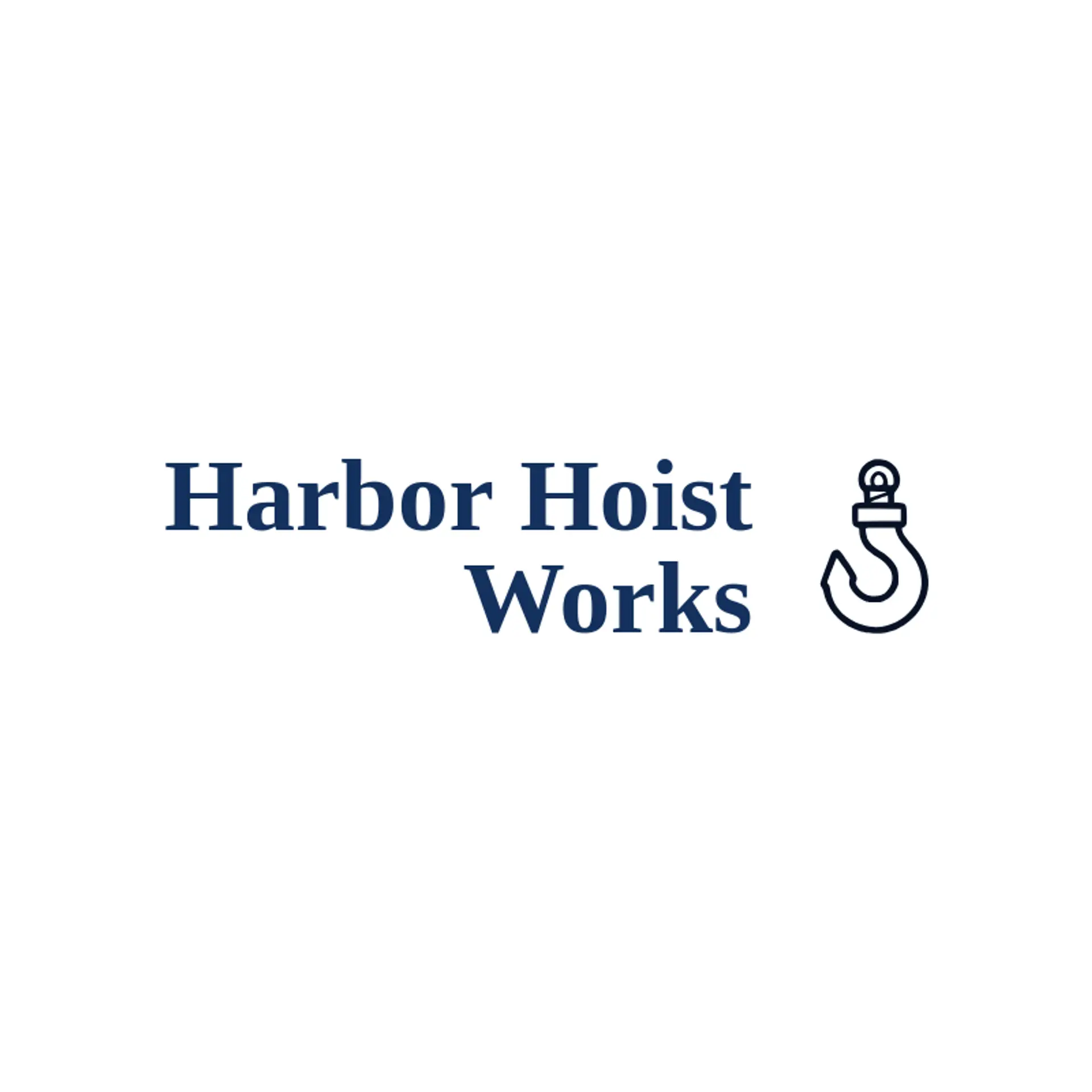 Harbor Hoist Works logo for engineer