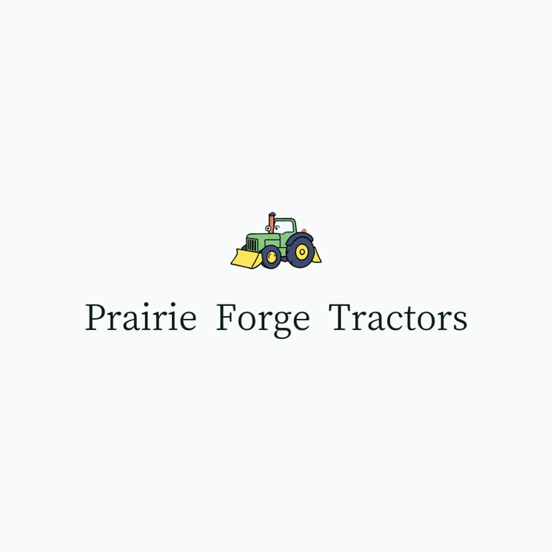 Prairie Forge Tractors logo for tractor