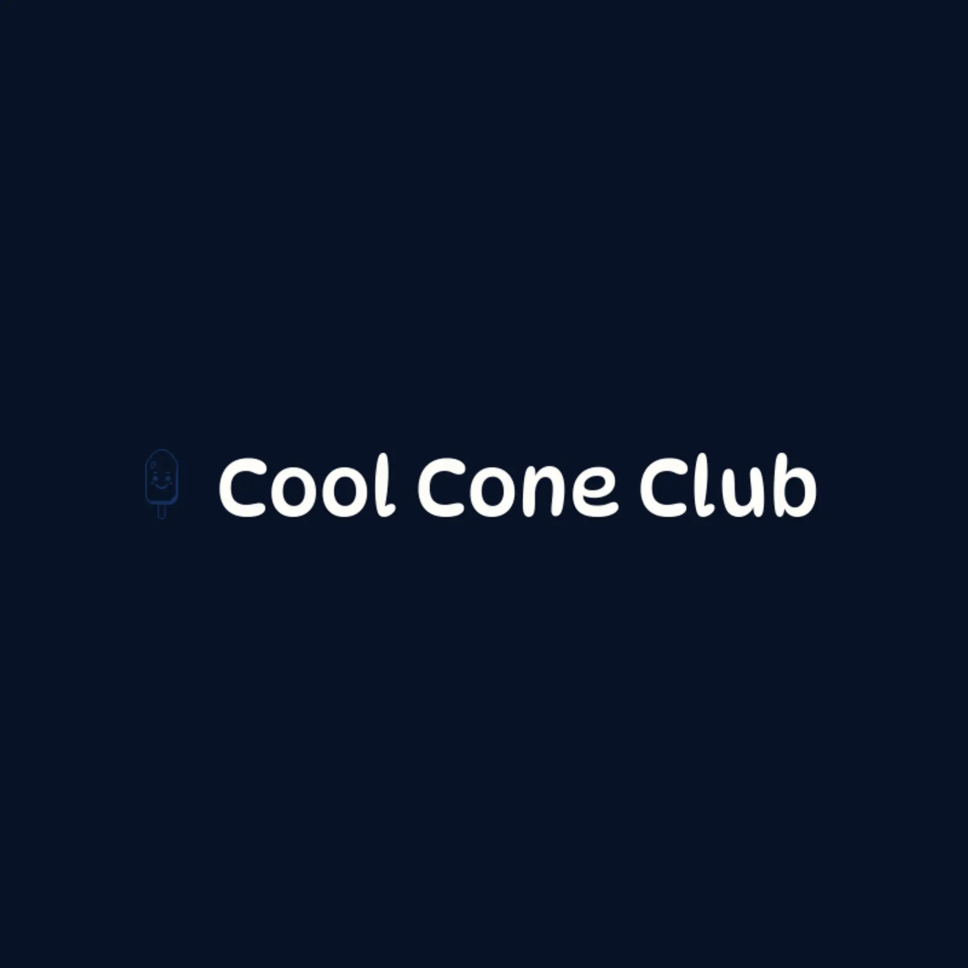 Cool Cone Club logo for popsicle