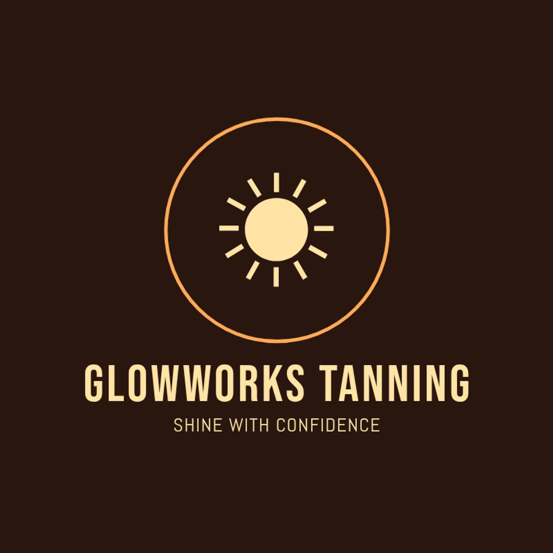 Glow Radiance Tan logo for tanning salon