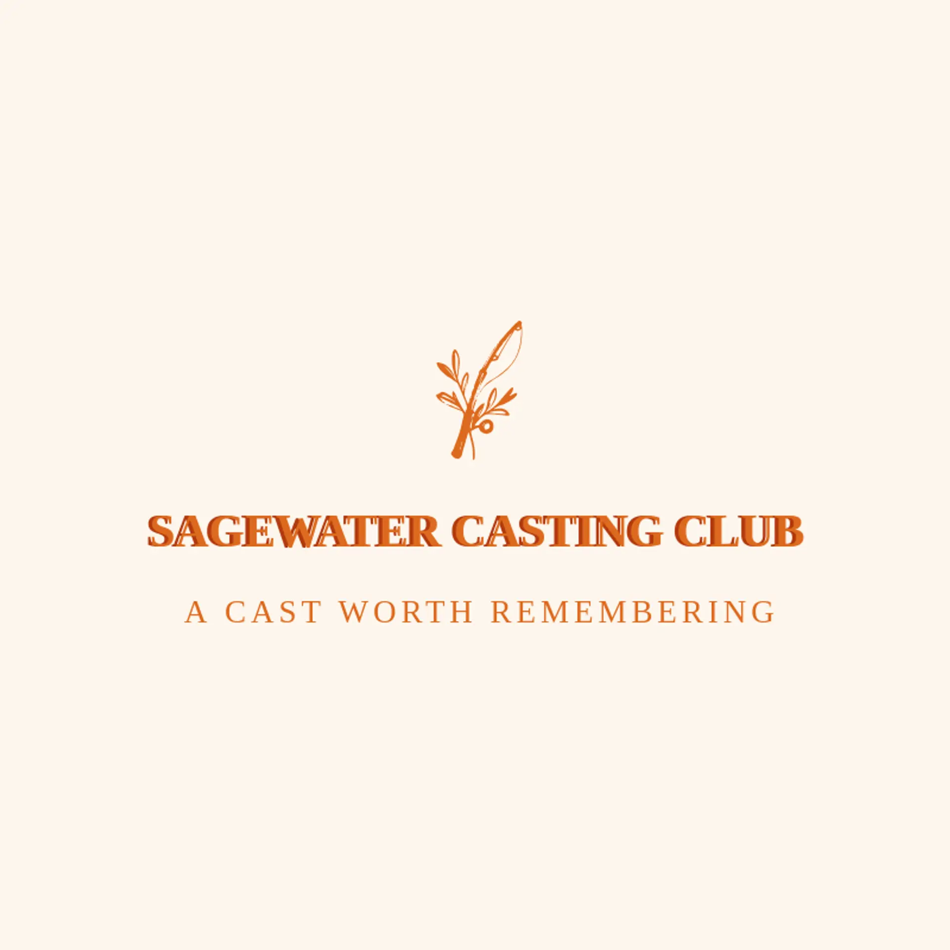 Sagewater Casting Club logo for fly fishing