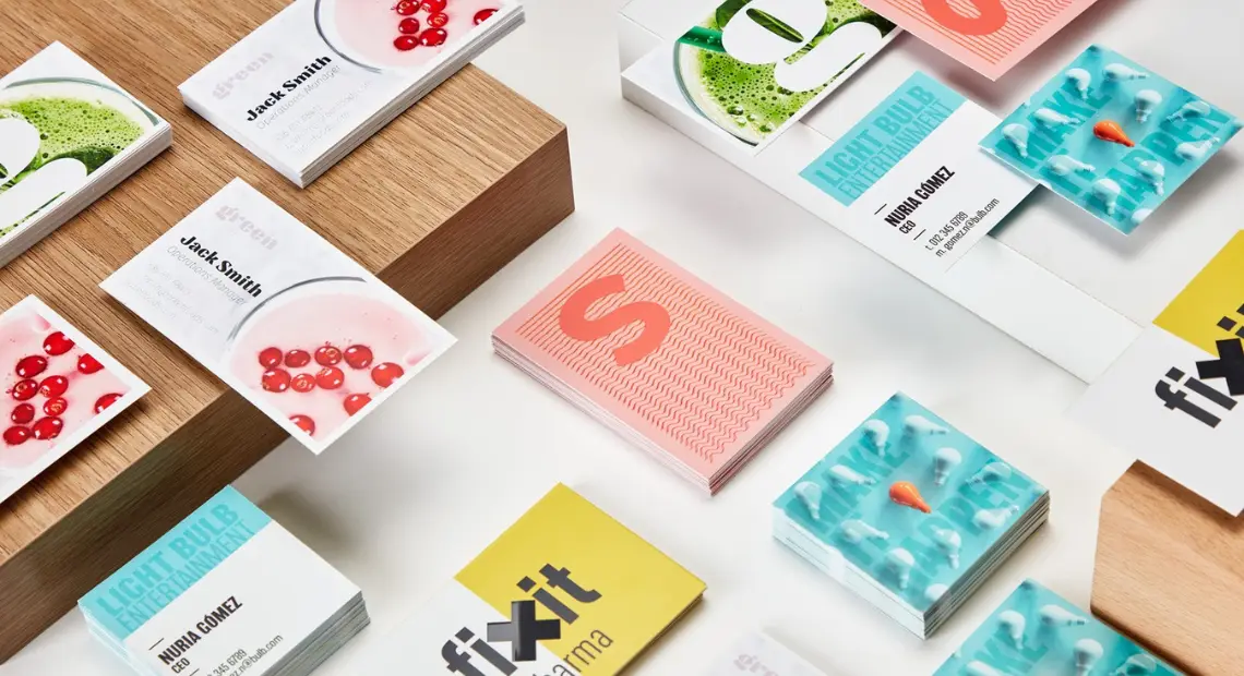Business card examples