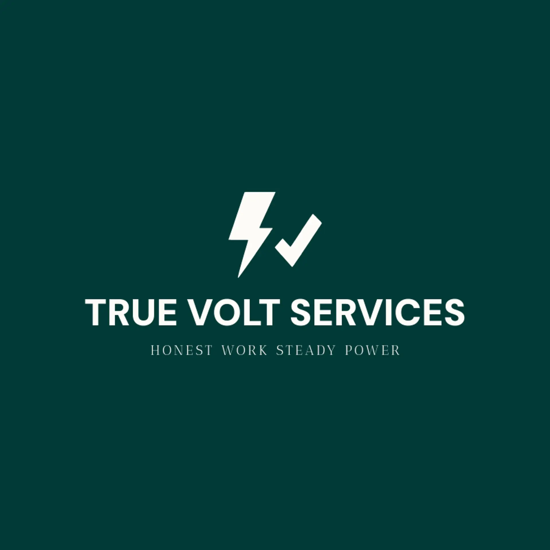 True Volt Services logo for electric
