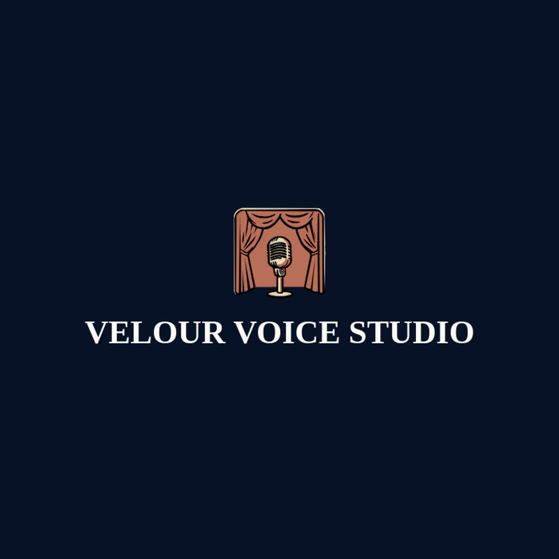 Velour Voice Studio logo for broadway
