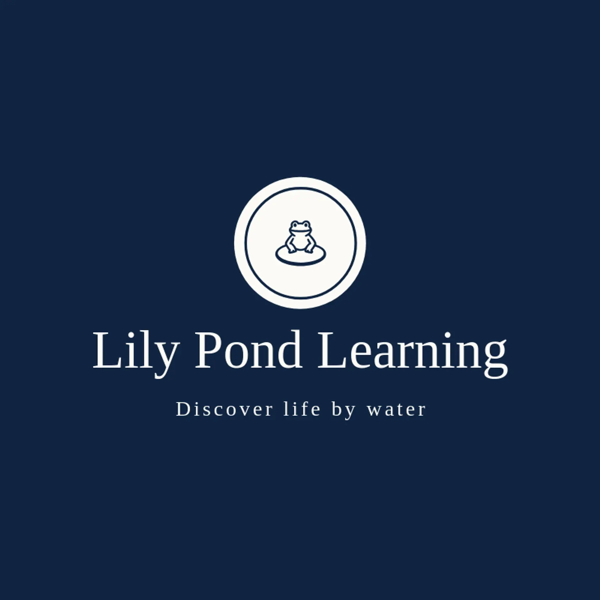 Lily Pond Learning logo for toad