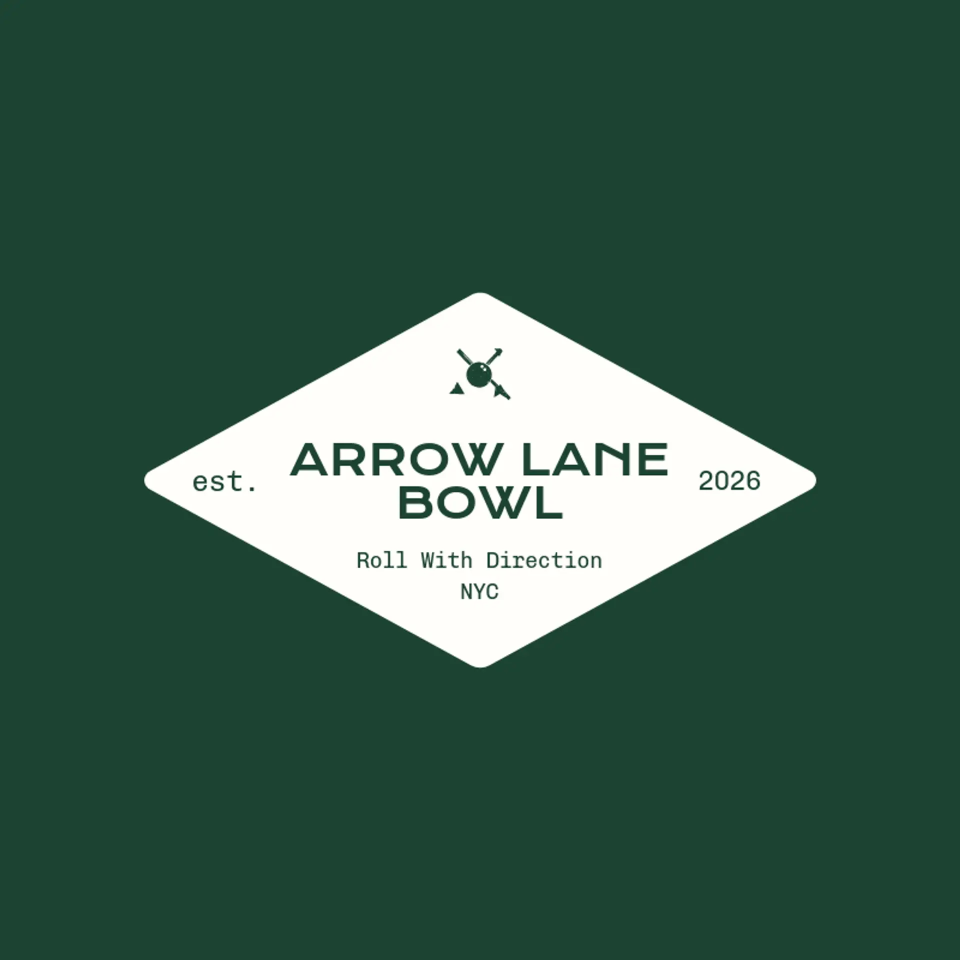 Arrow Lane Bowl logo for bowling