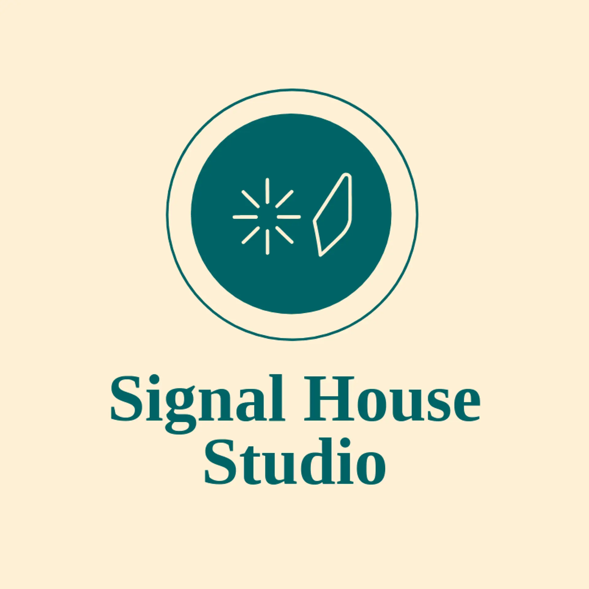 Signal House Studio logo for designer