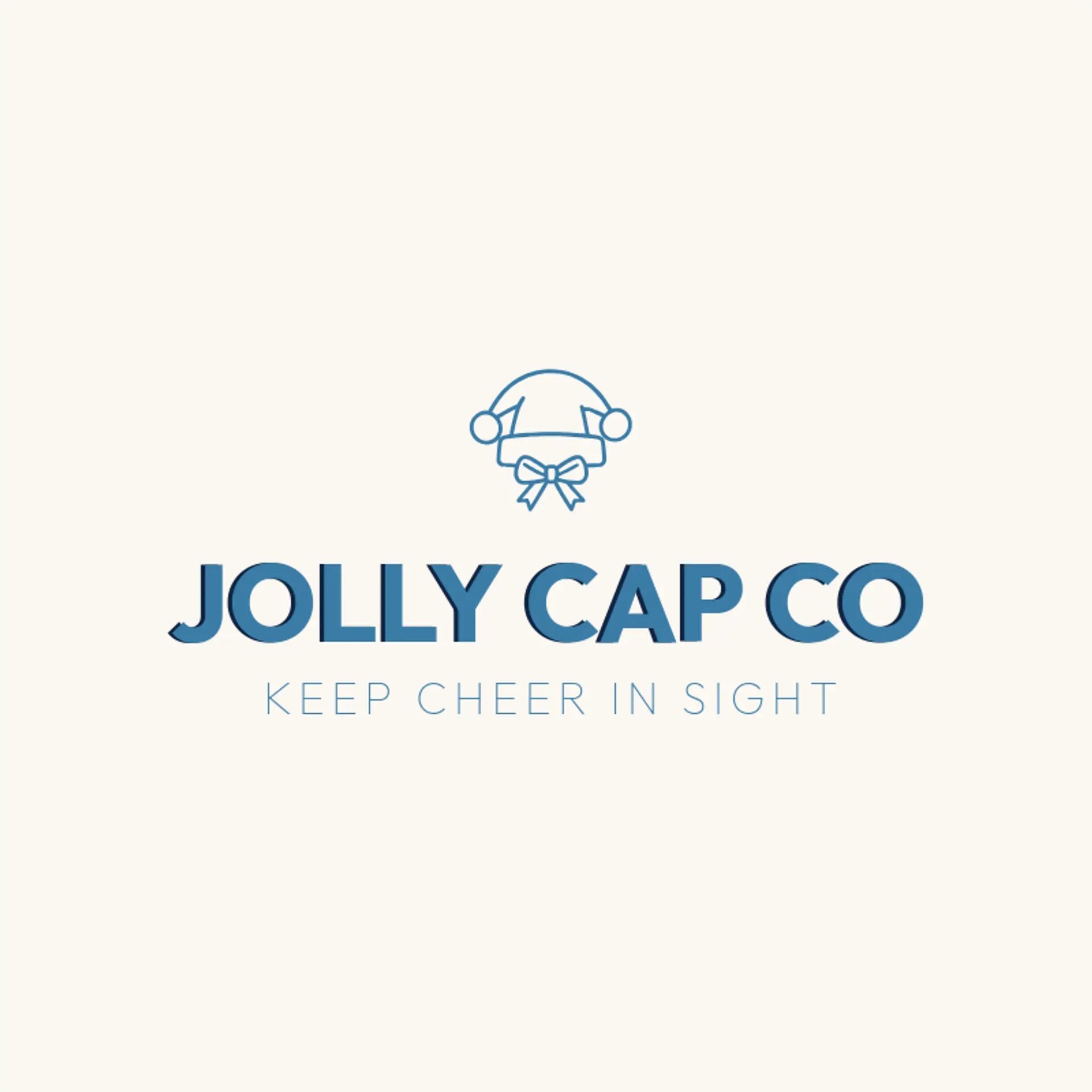 Jolly Cap Co logo for christmas