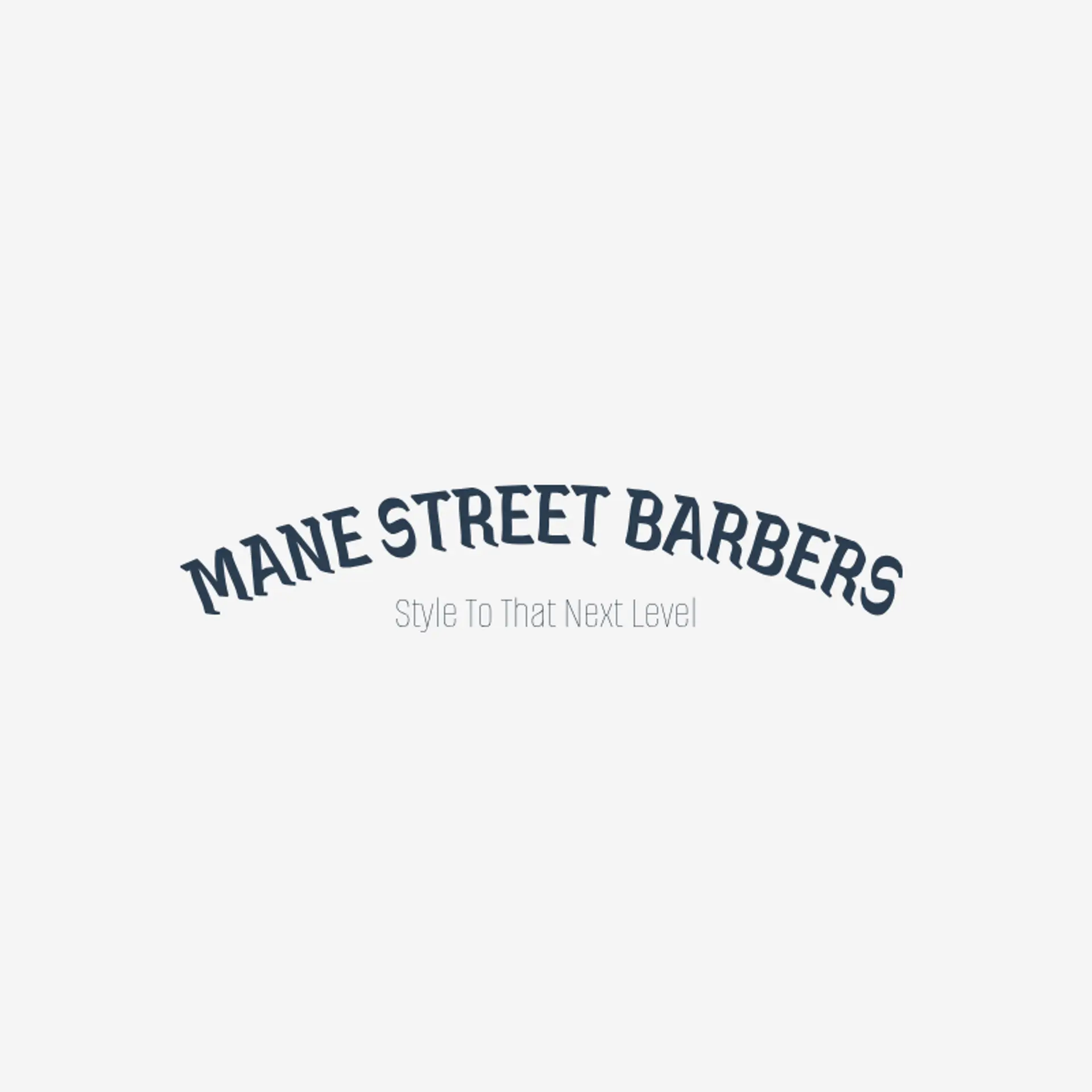 Mane Street Barbers logo for barber