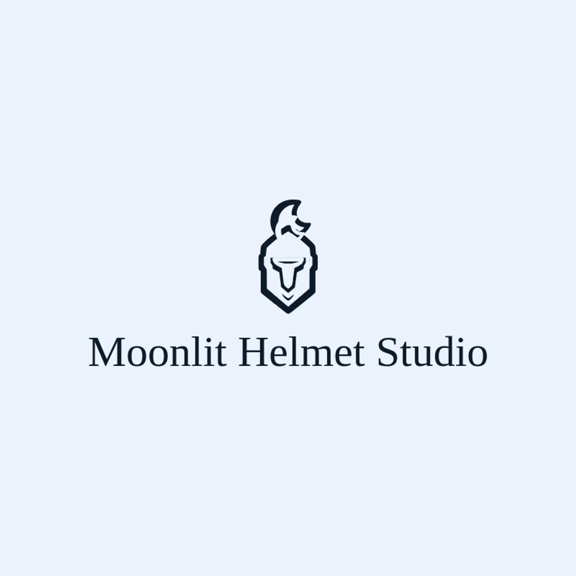 Moonlit Helmet Studio logo for knight