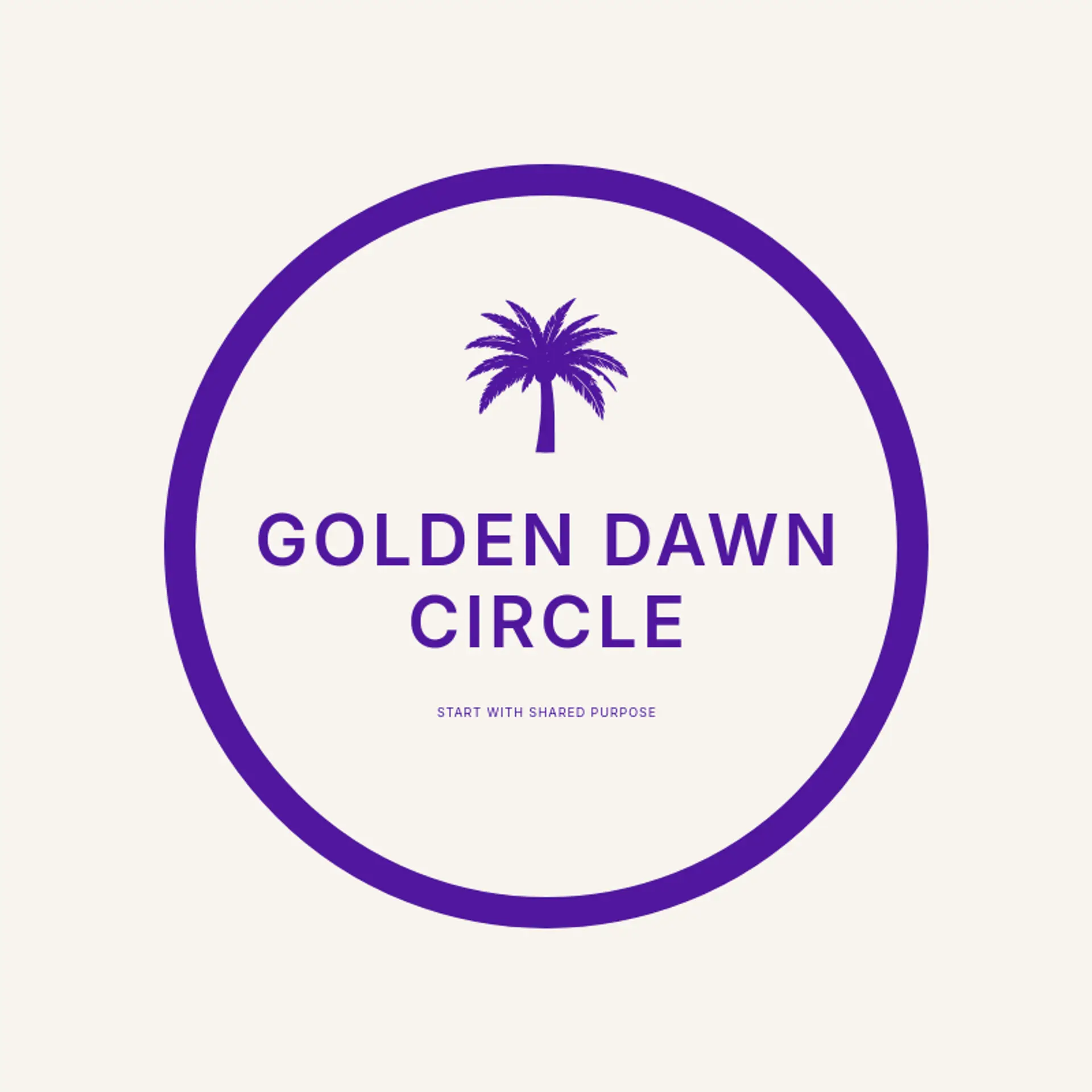 Golden Dawn Circle logo for islam