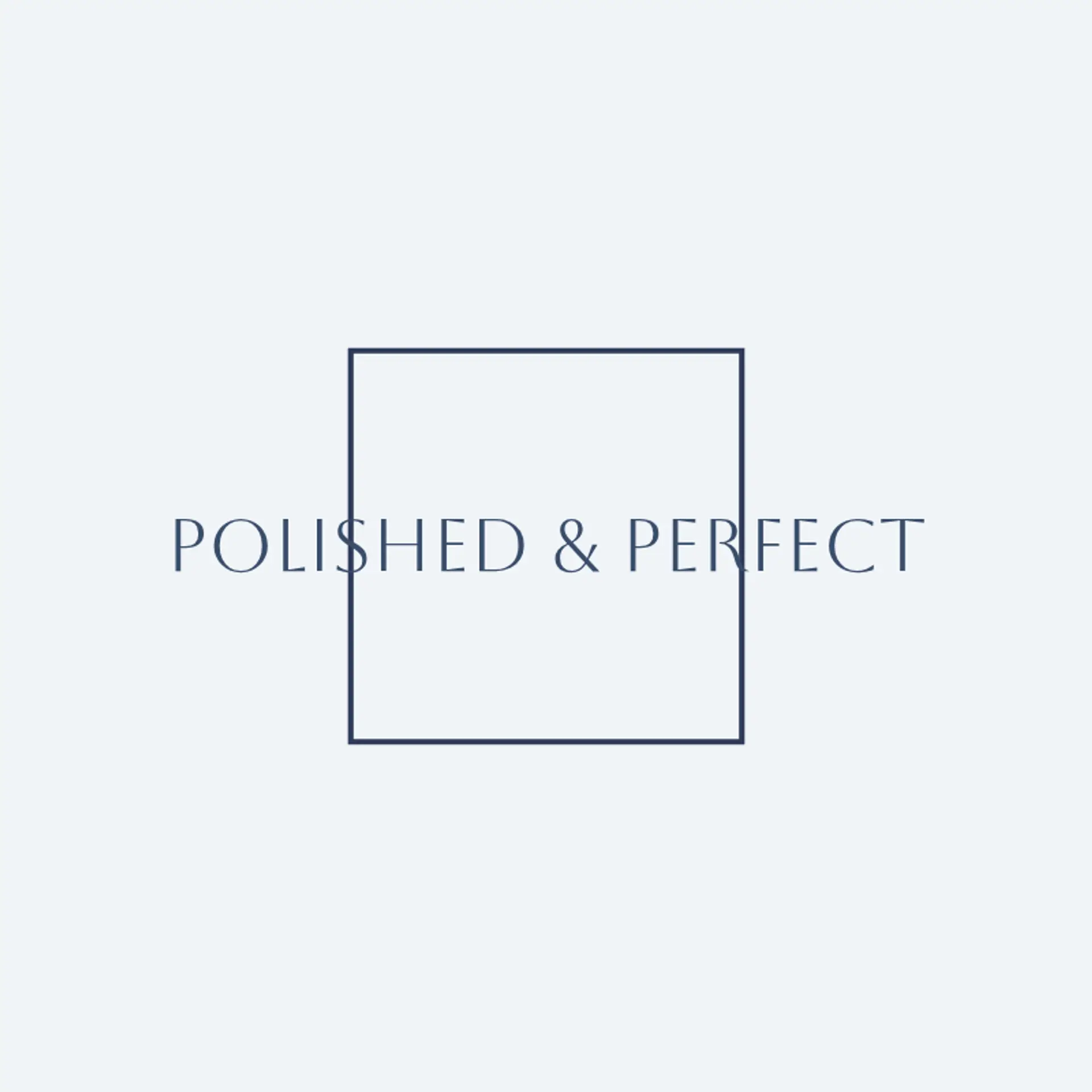 Polished & Perfect logo for cleaning services