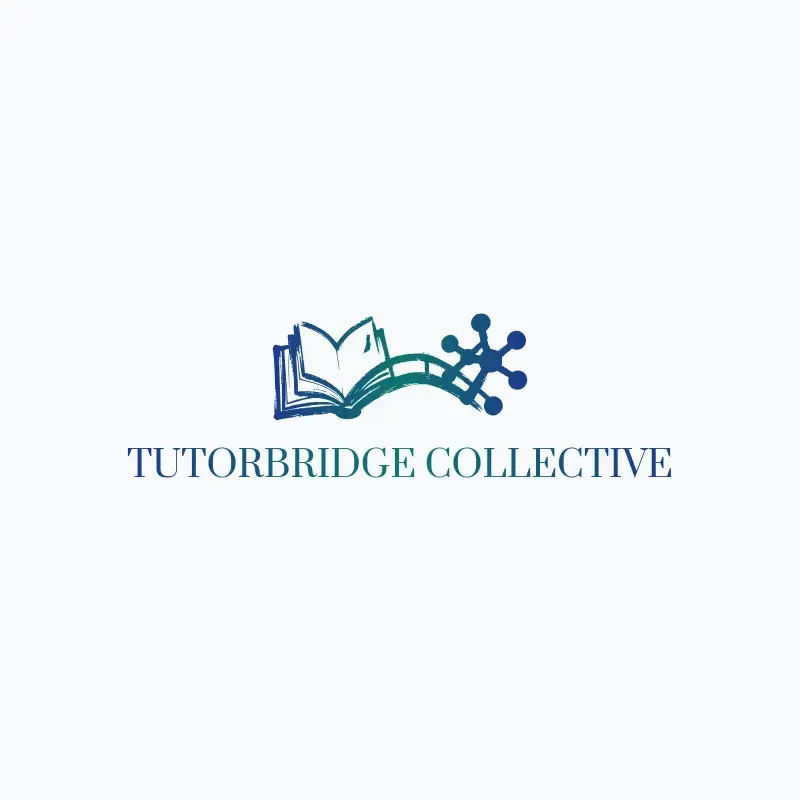 The tutoring name TutorBridge Collective as a branded logo with a color icon