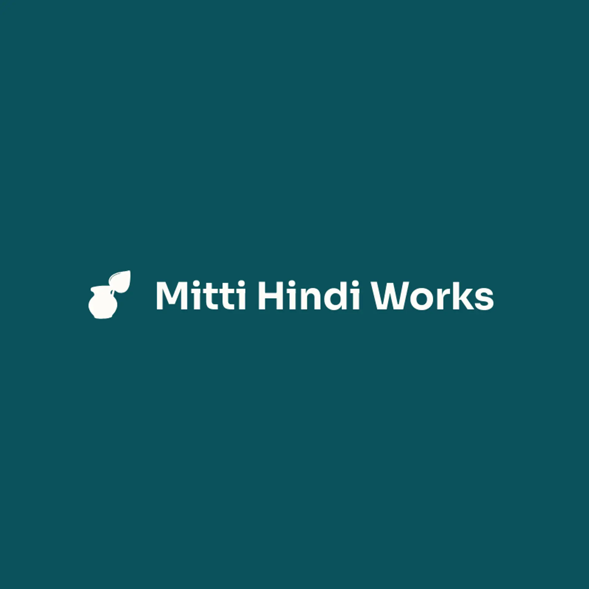 Mitti Hindi Works logo for hindi