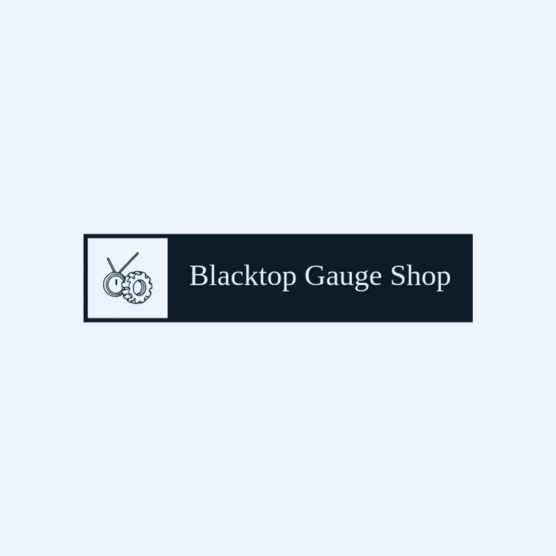 Blacktop Gauge Shop logo for tire