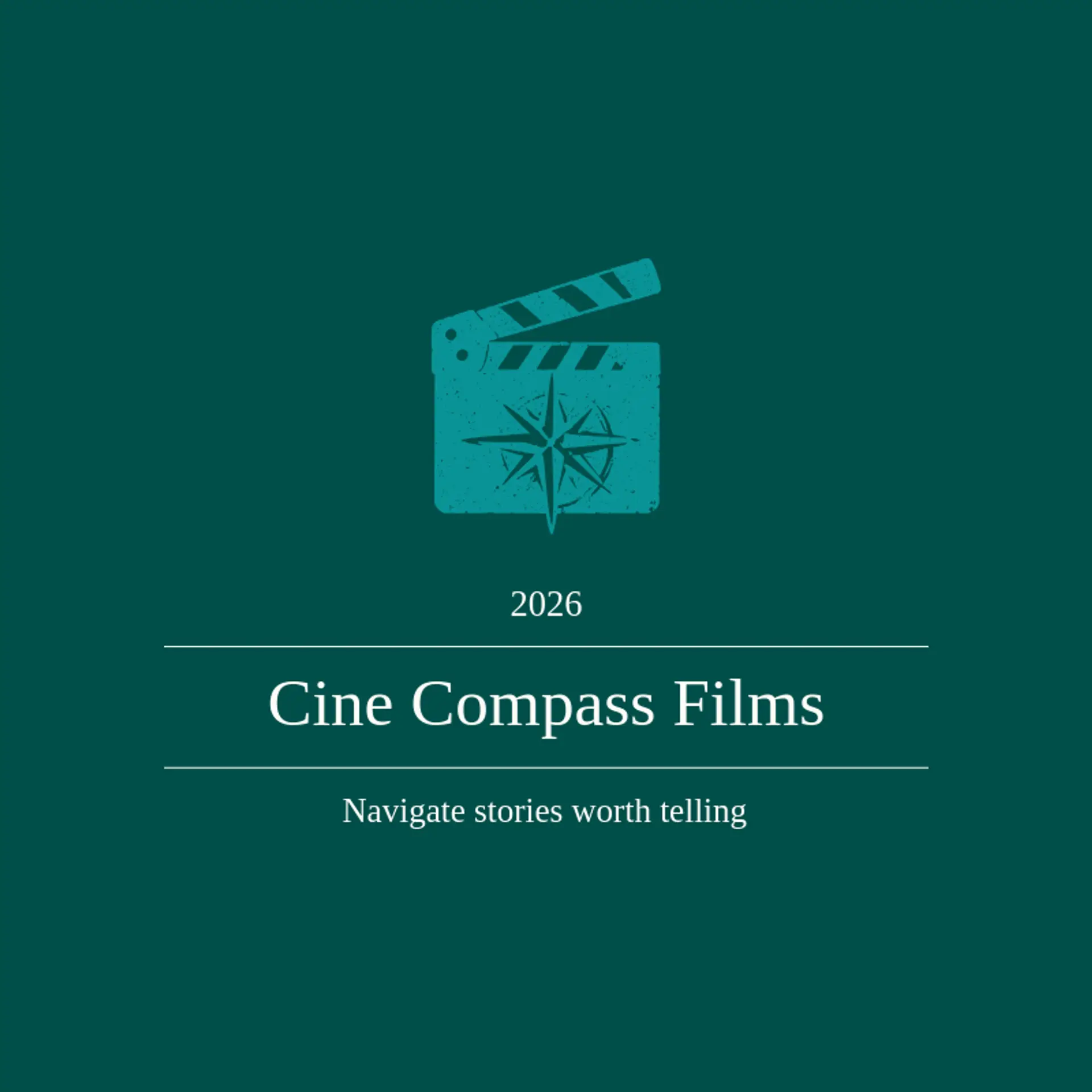 Cine Compass Films logo for movie studio