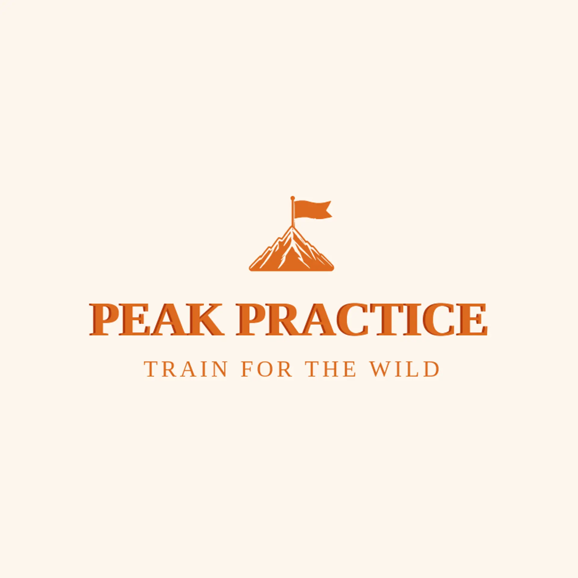 Peak Practice logo for hiking