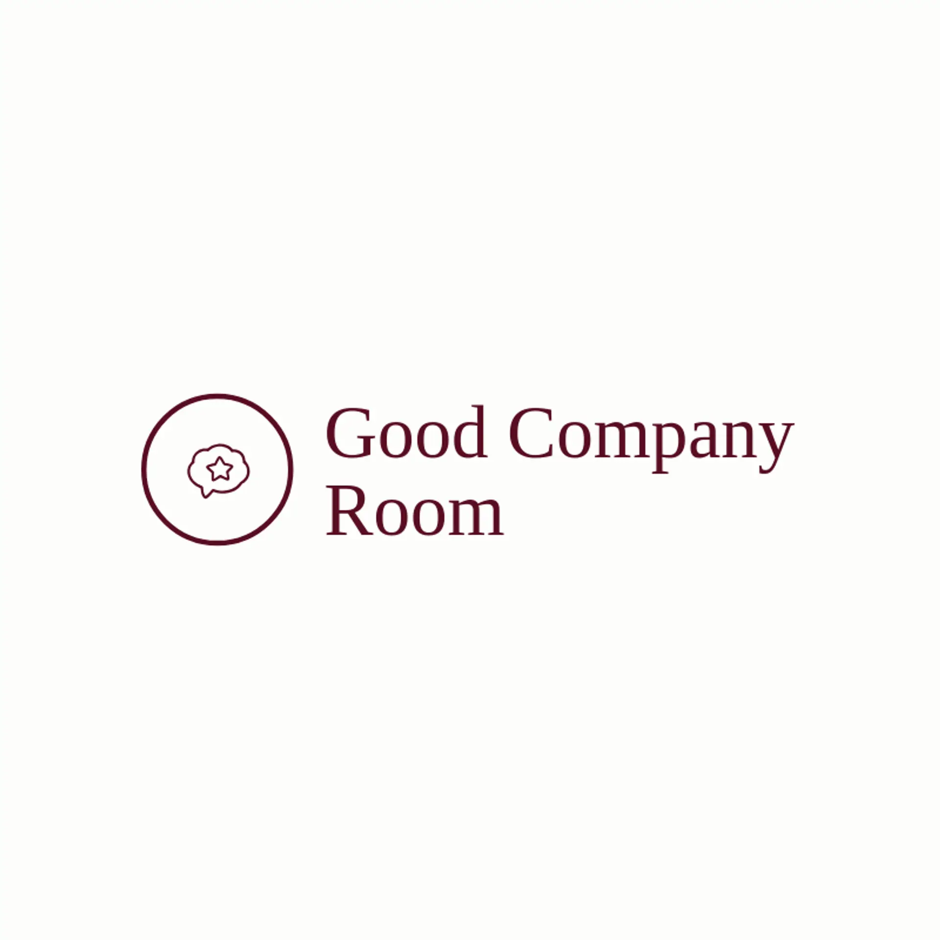 Good Company Room logo for speakeasy
