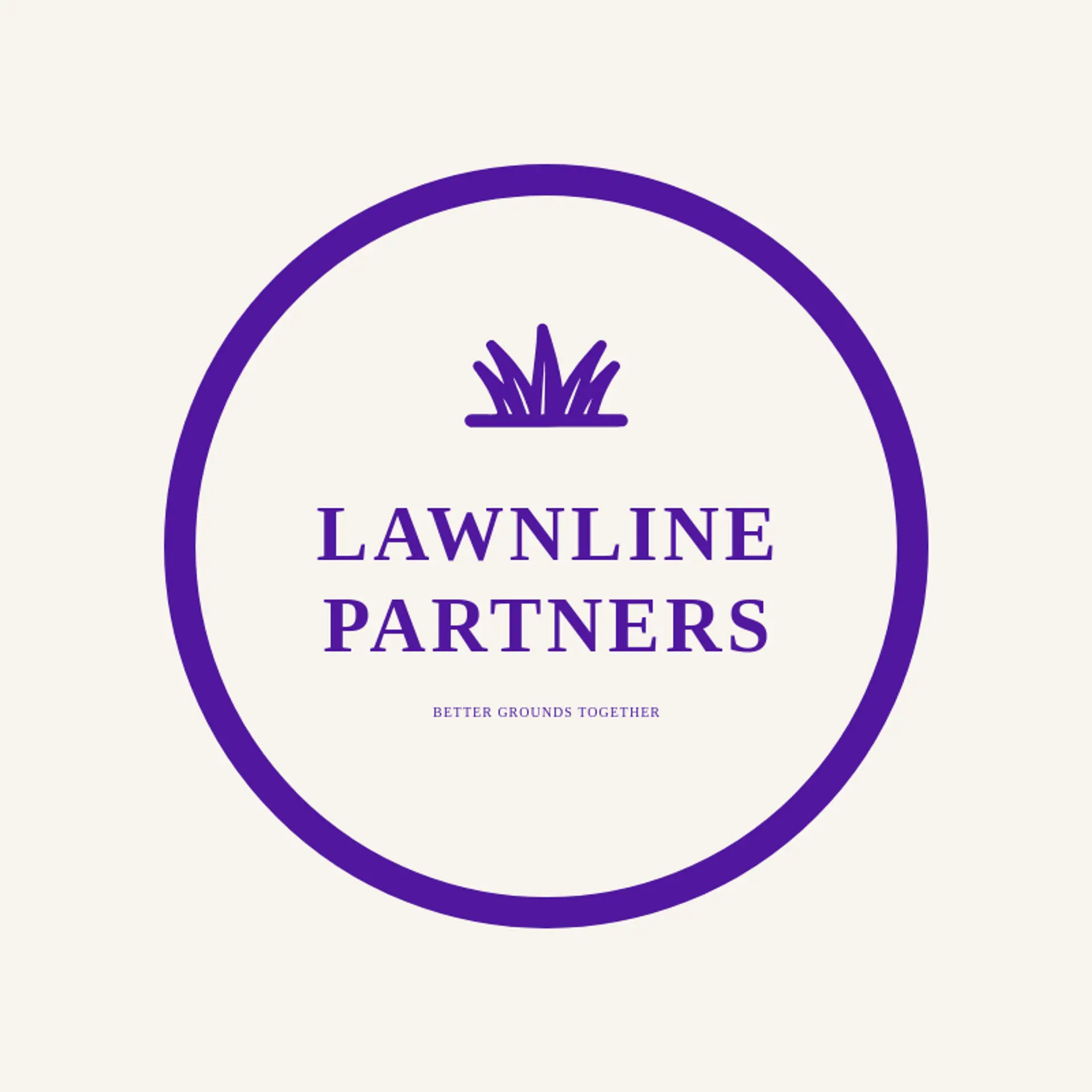 Lawnline Partners logo for grass