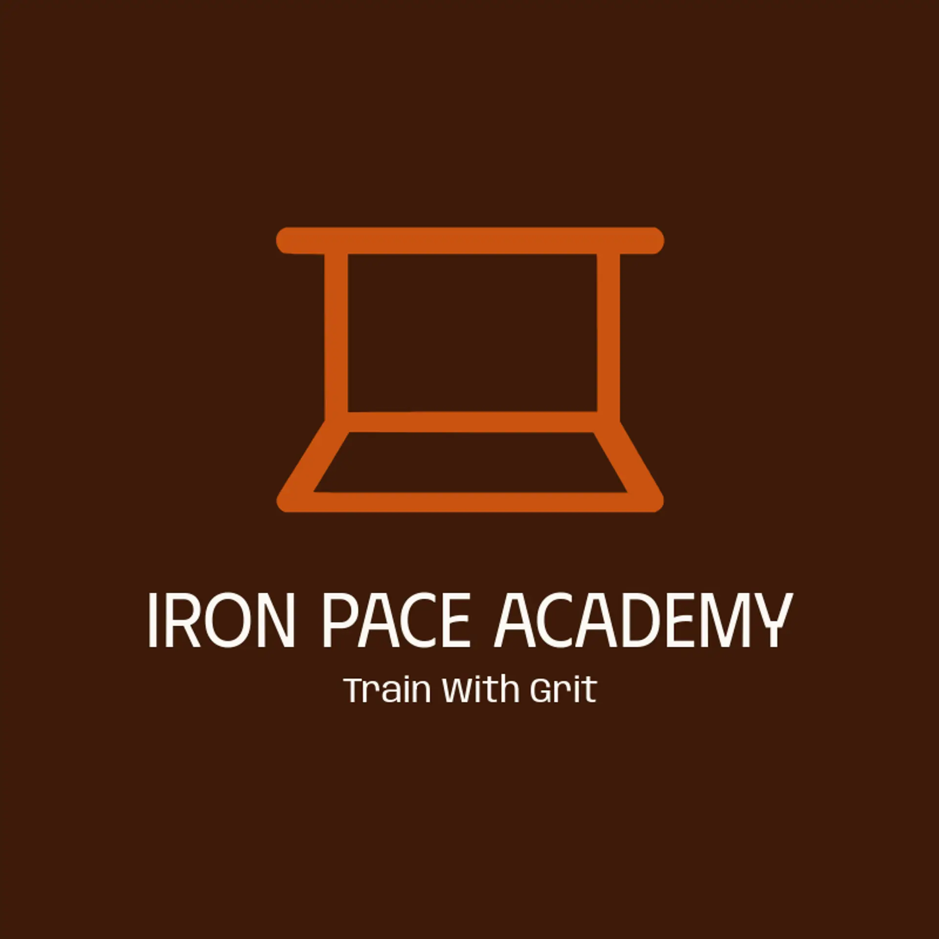 Iron Pace Academy logo for track and field