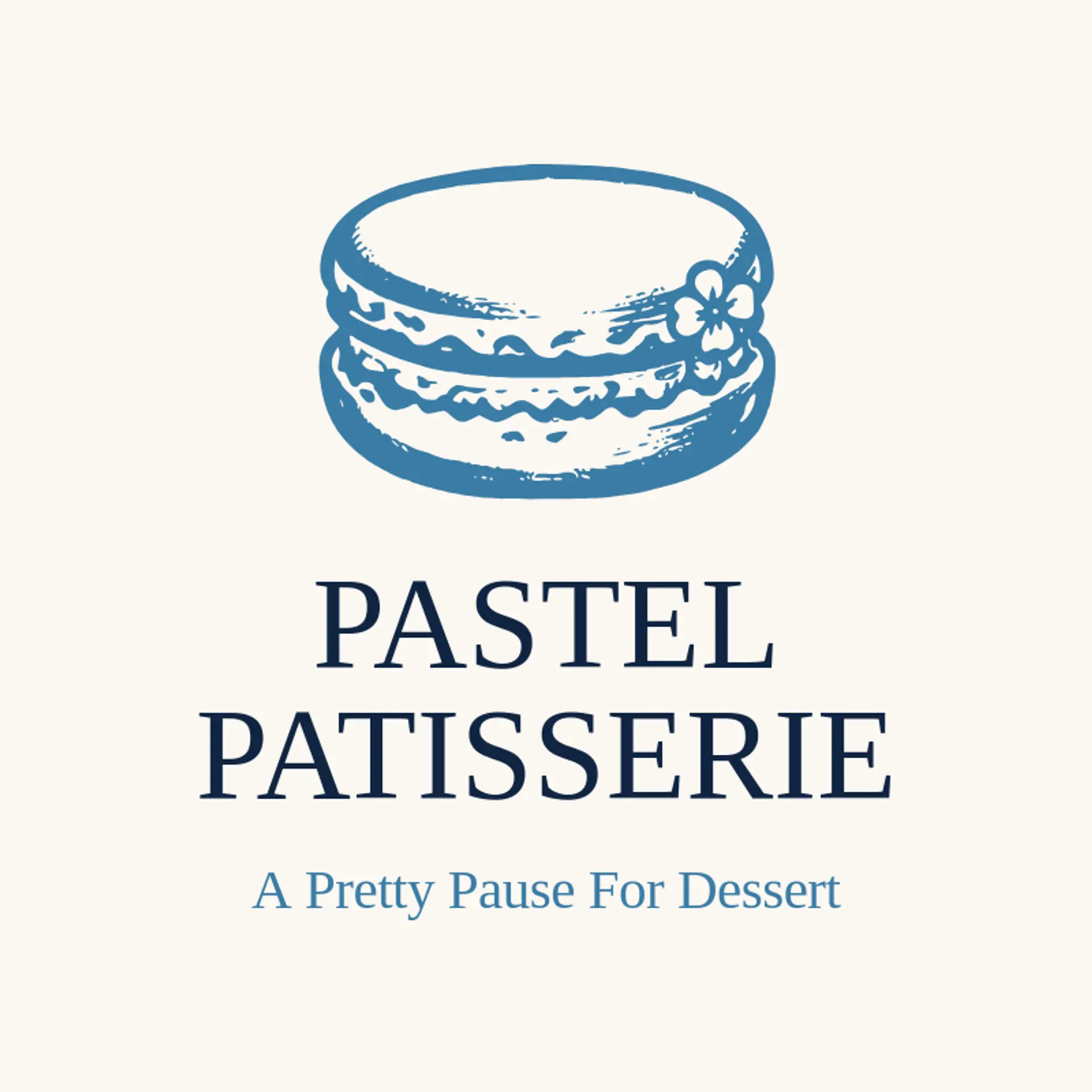 Pastel Patisserie logo for sweet