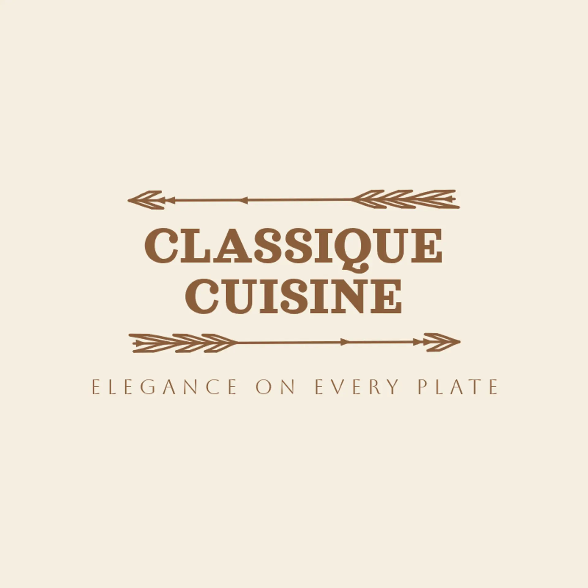 Classique Cuisine logo for fine dining restaurant