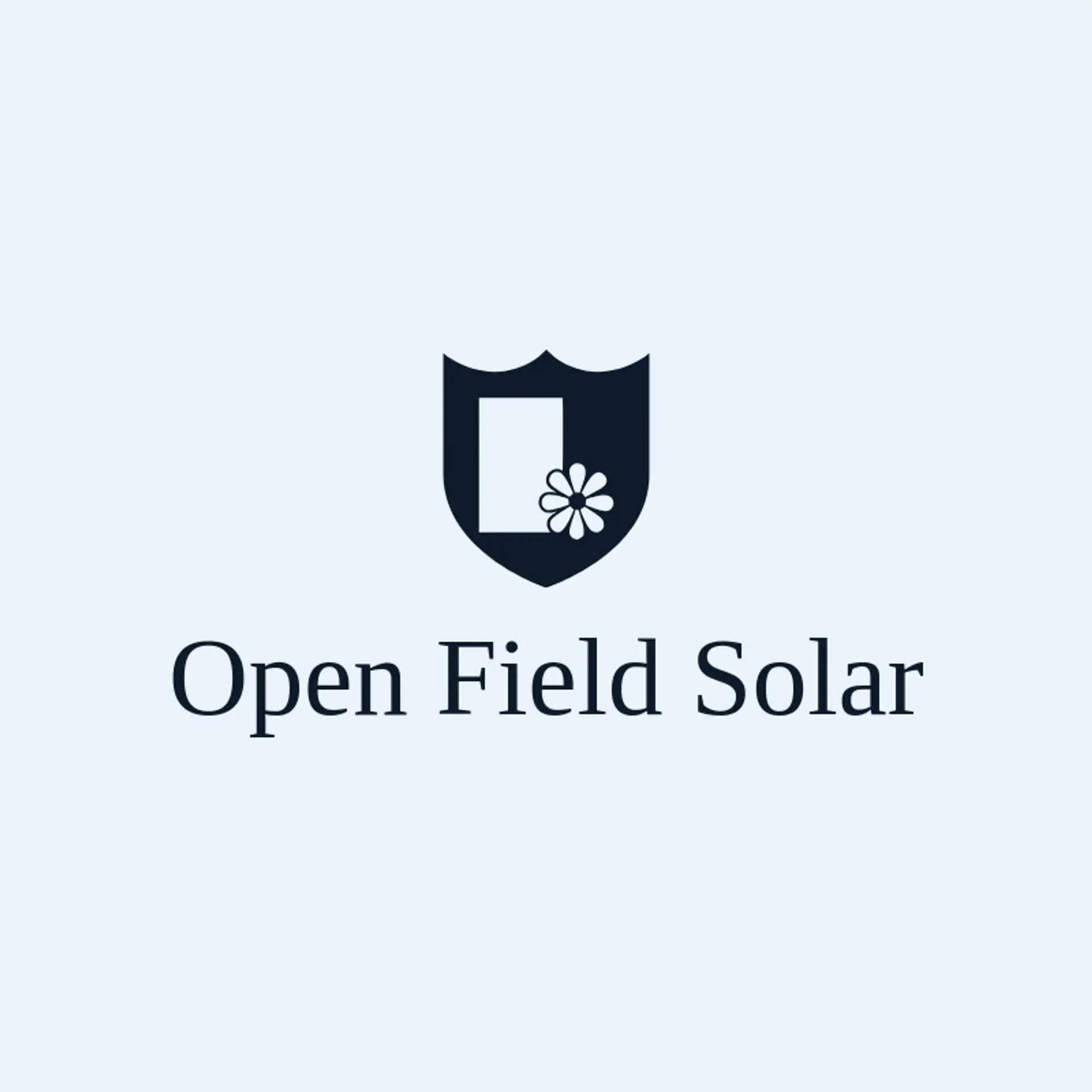 Open Field Solar logo for solar panel