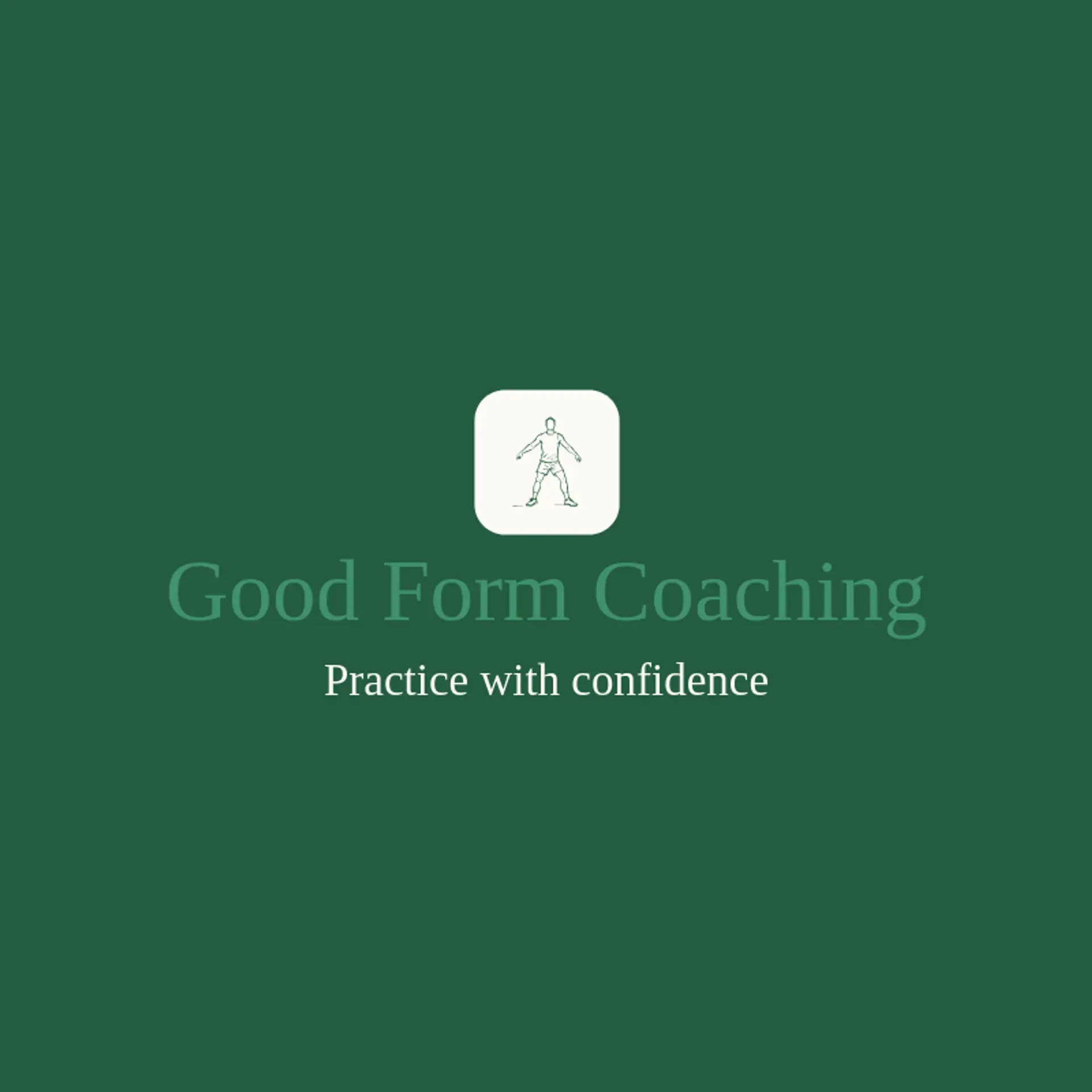 Good Form Coaching logo for coach