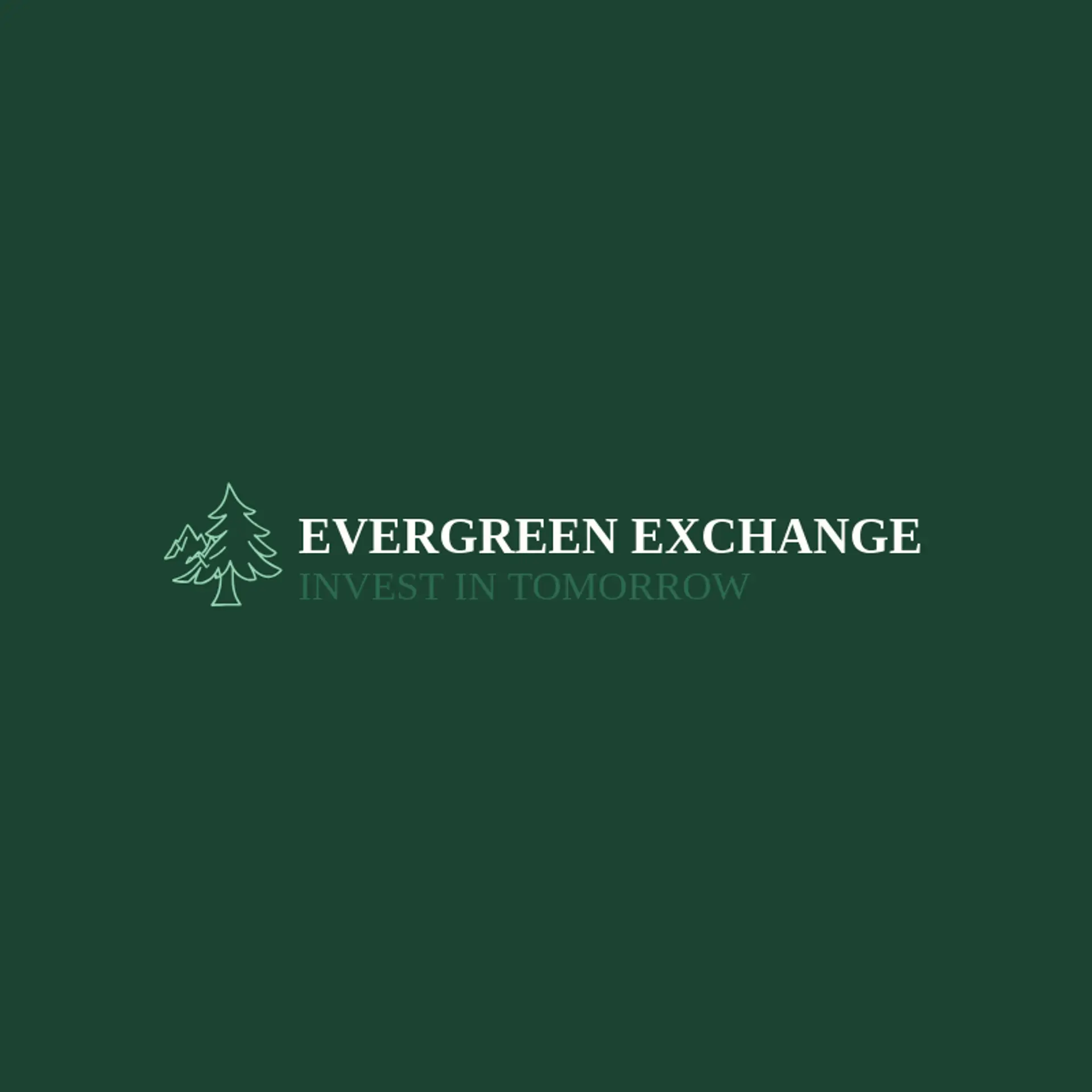 Evergreen Exchange logo for stock market