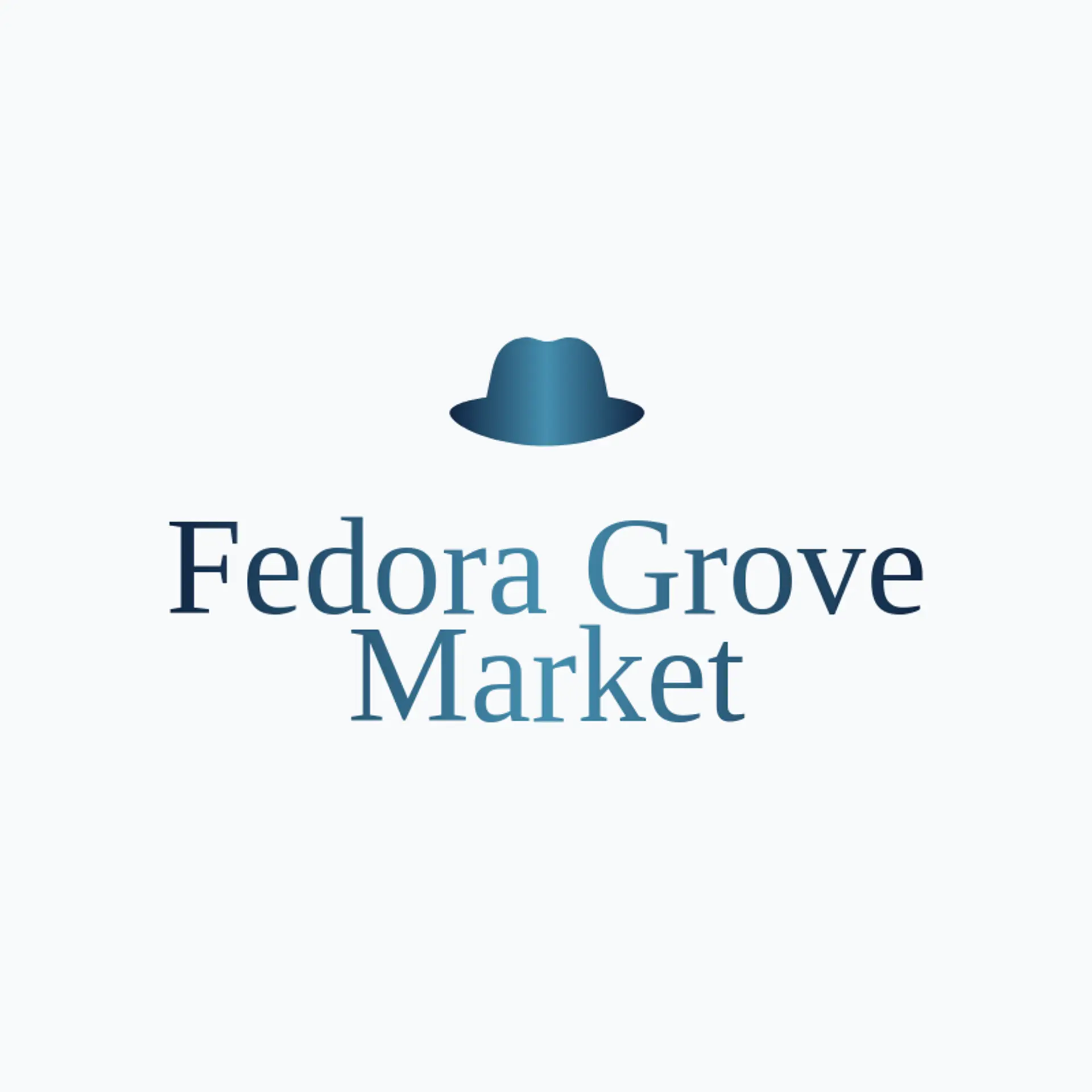Fedora Grove Market logo for Fedora Logo Ideas