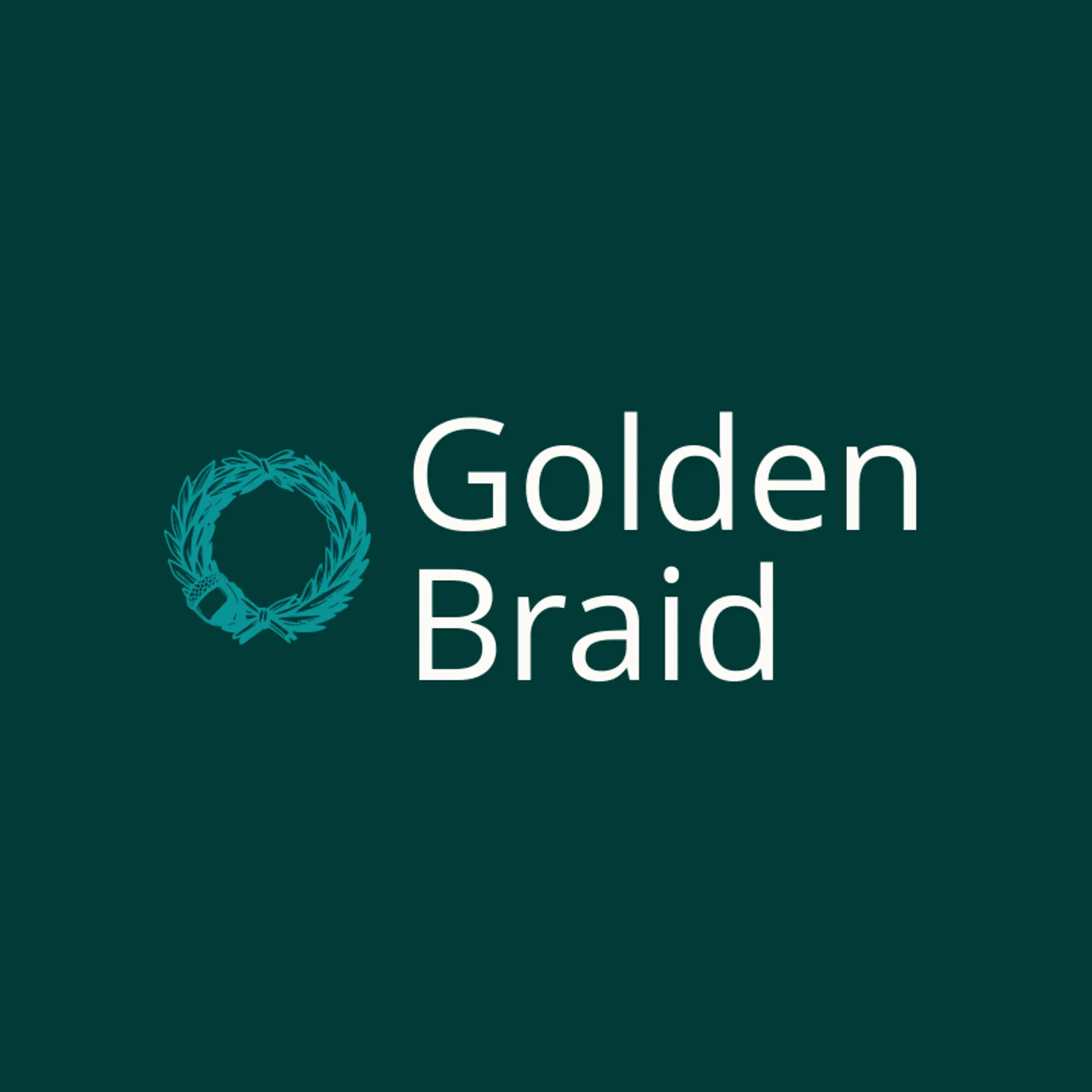 Golden Braid logo for wreath