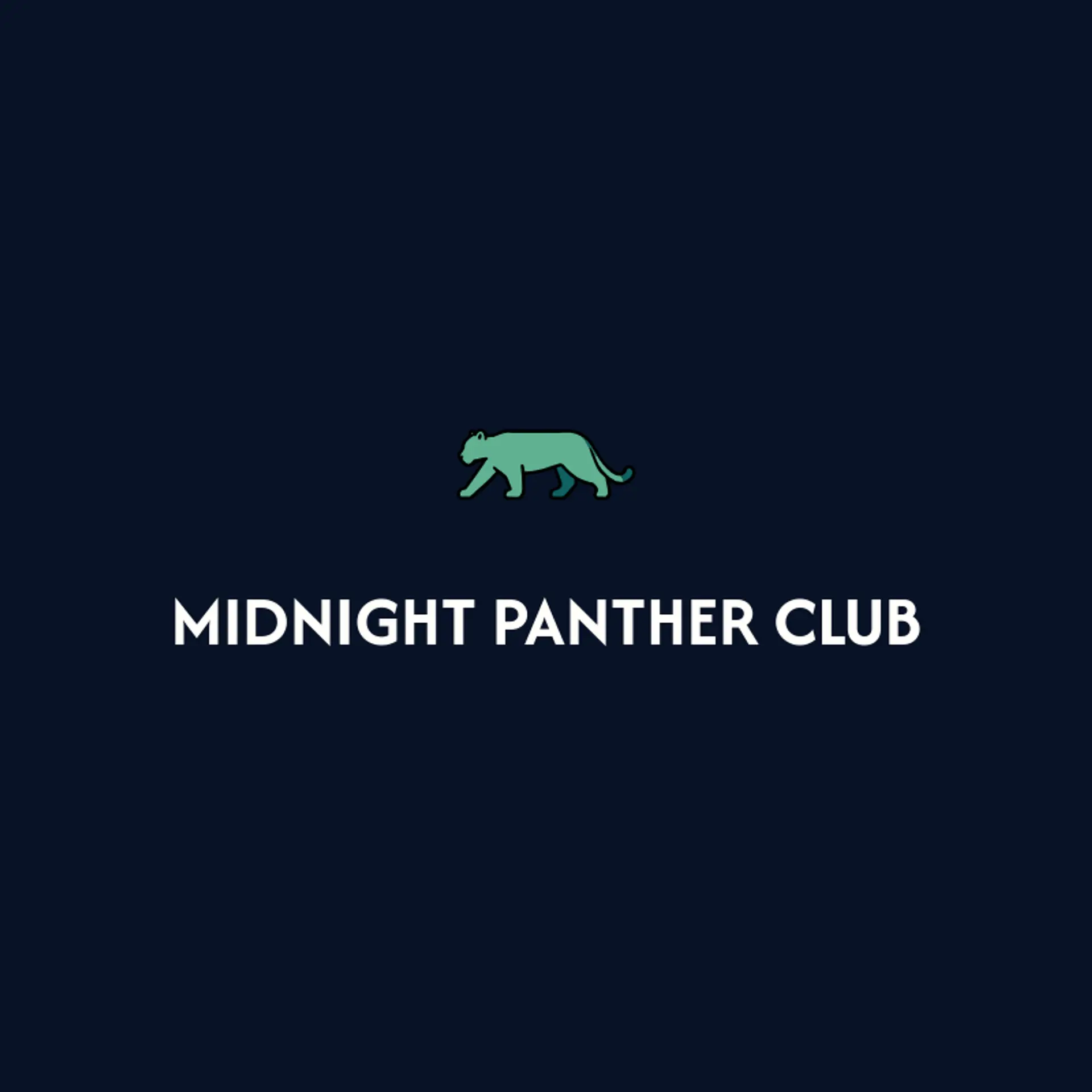 Midnight Panther Club logo for panther